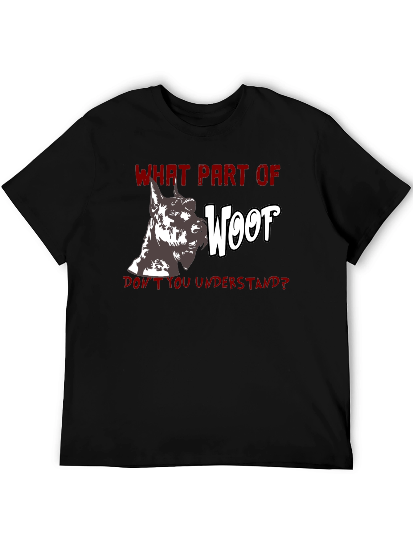 Woof Humor Graphic Tee