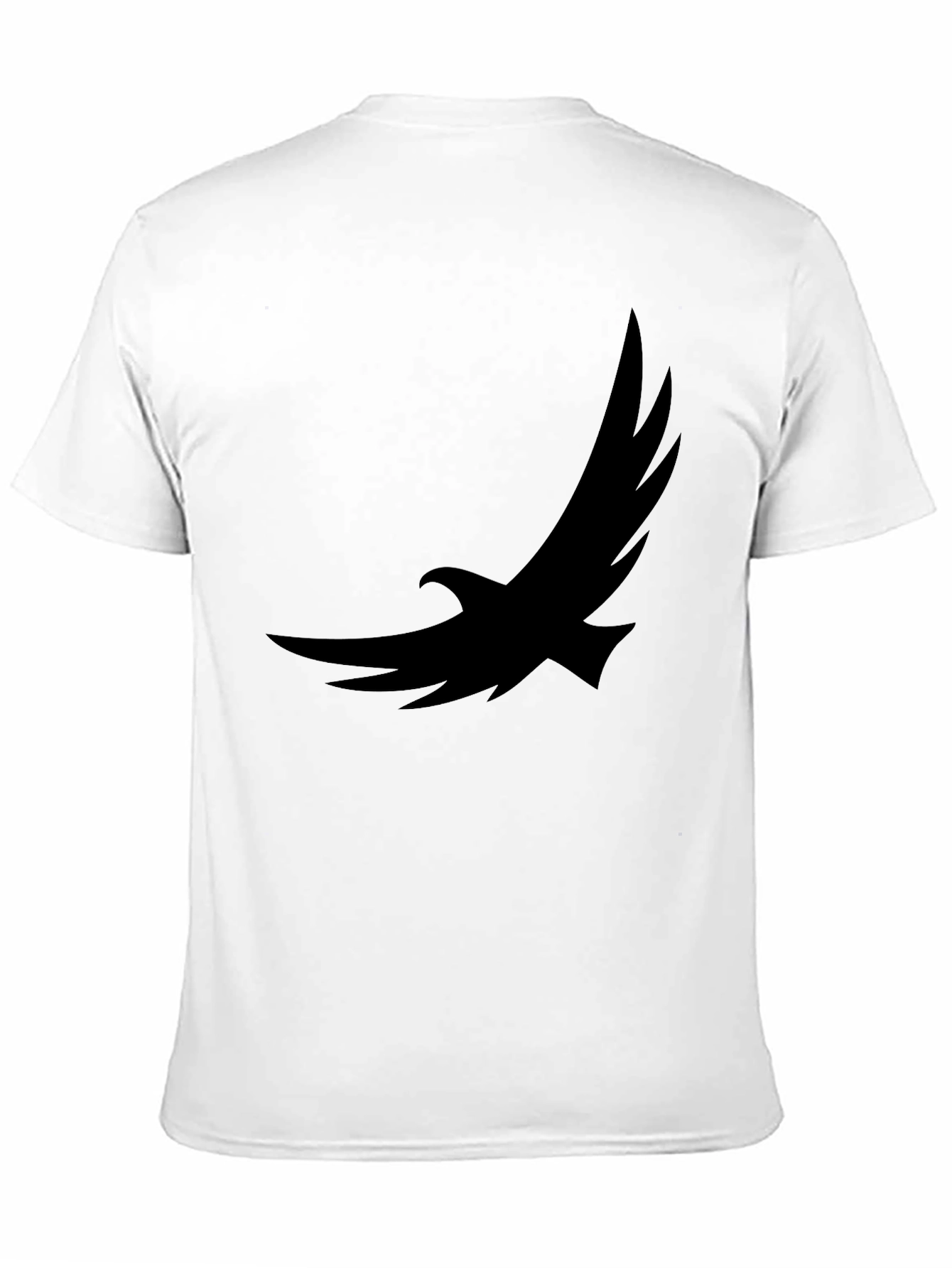 Black Eagle Graphic Tee - Soft Cotton Casual Shirt