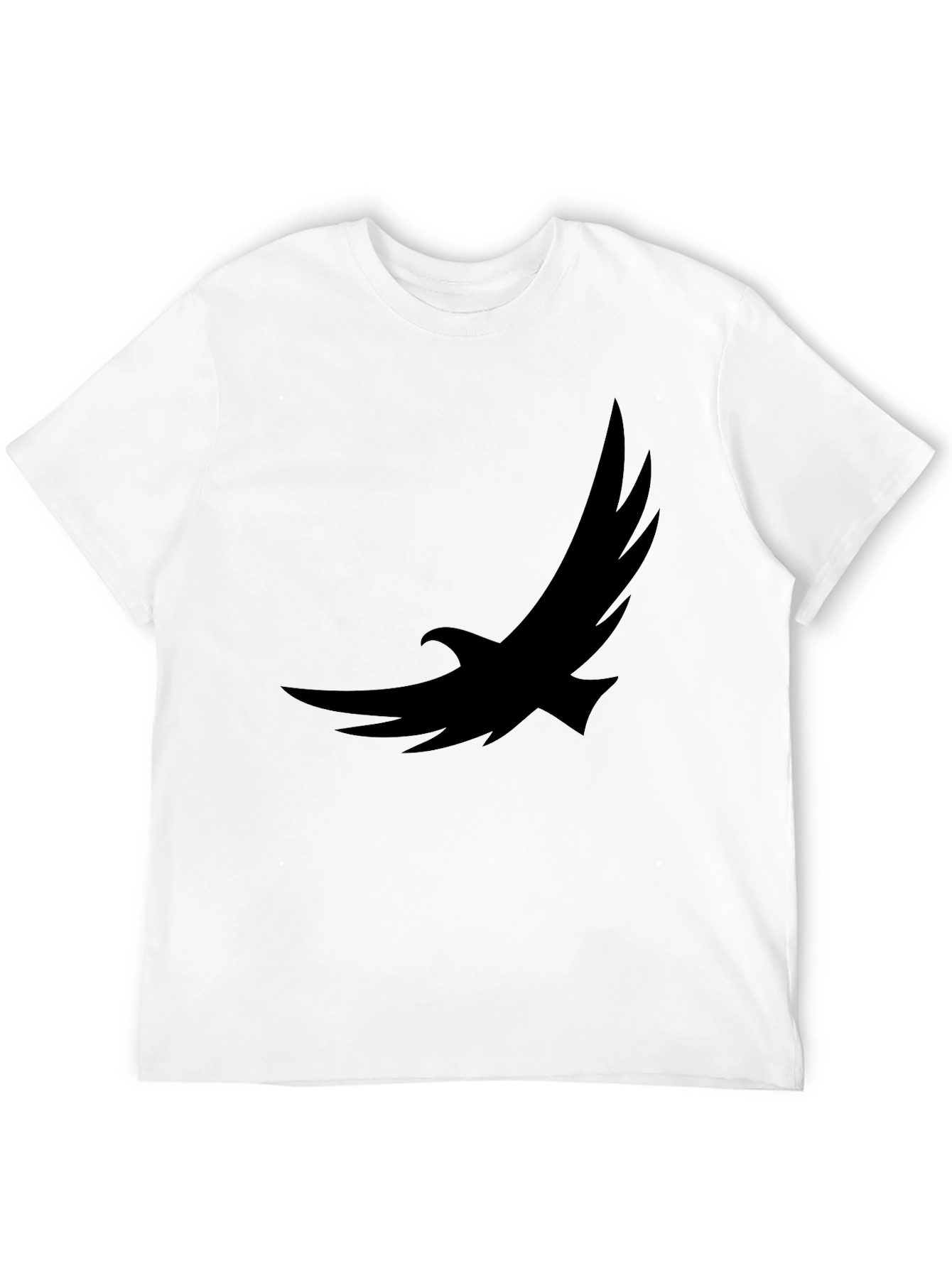 Black Eagle Graphic Tee - Soft Cotton Casual Shirt