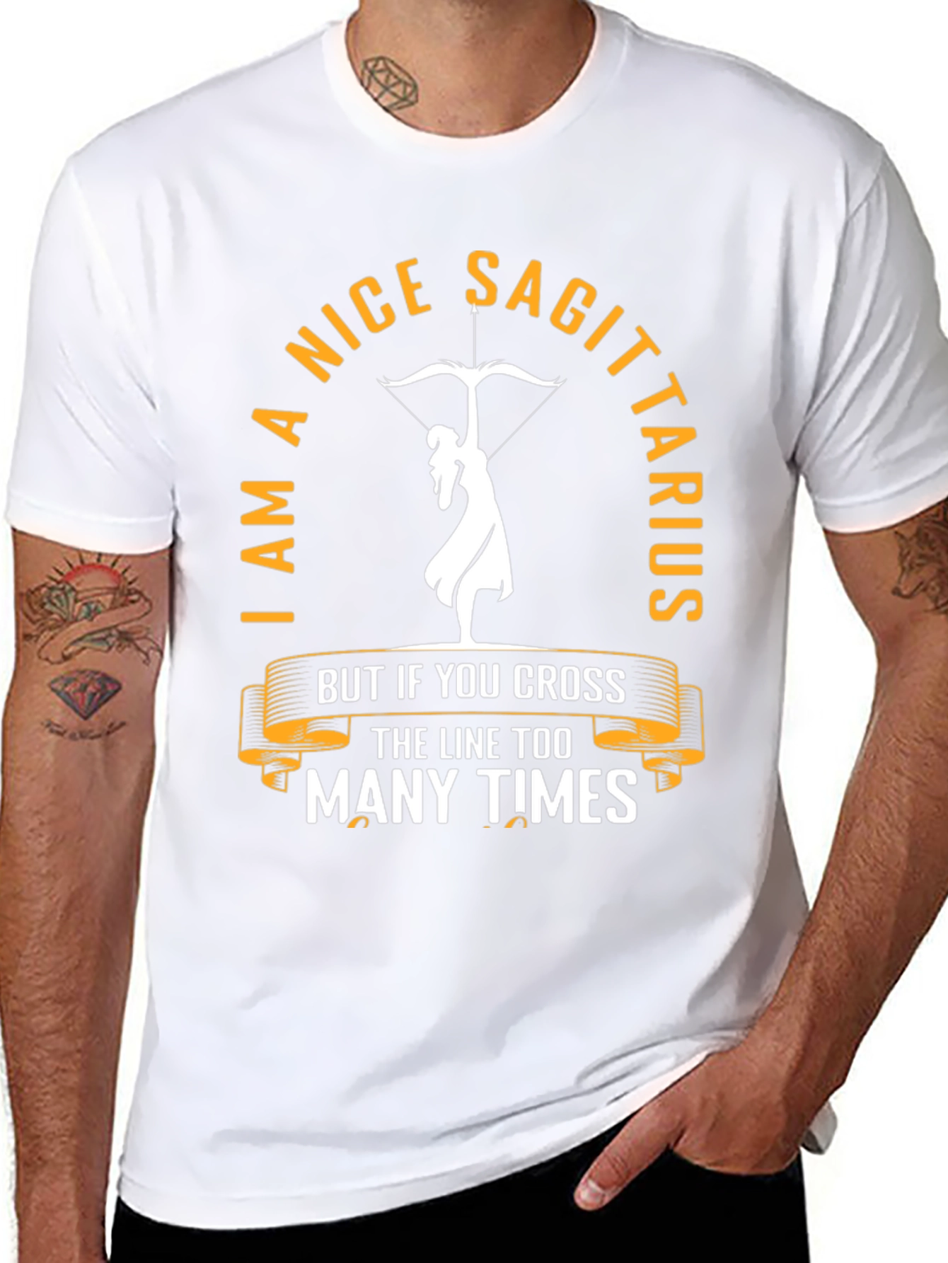 Nice Sagittarius Graphic Tee