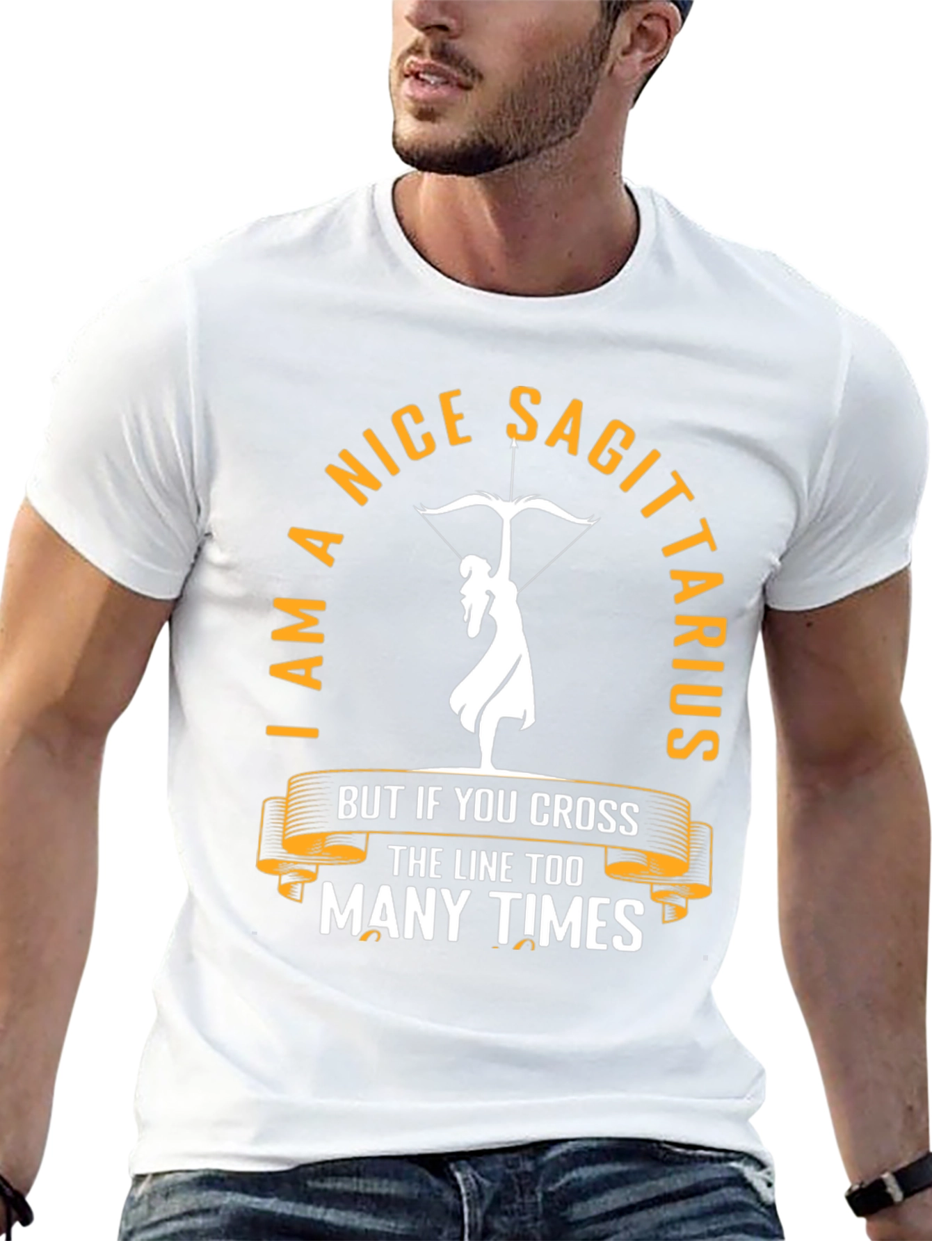 Nice Sagittarius Graphic Tee