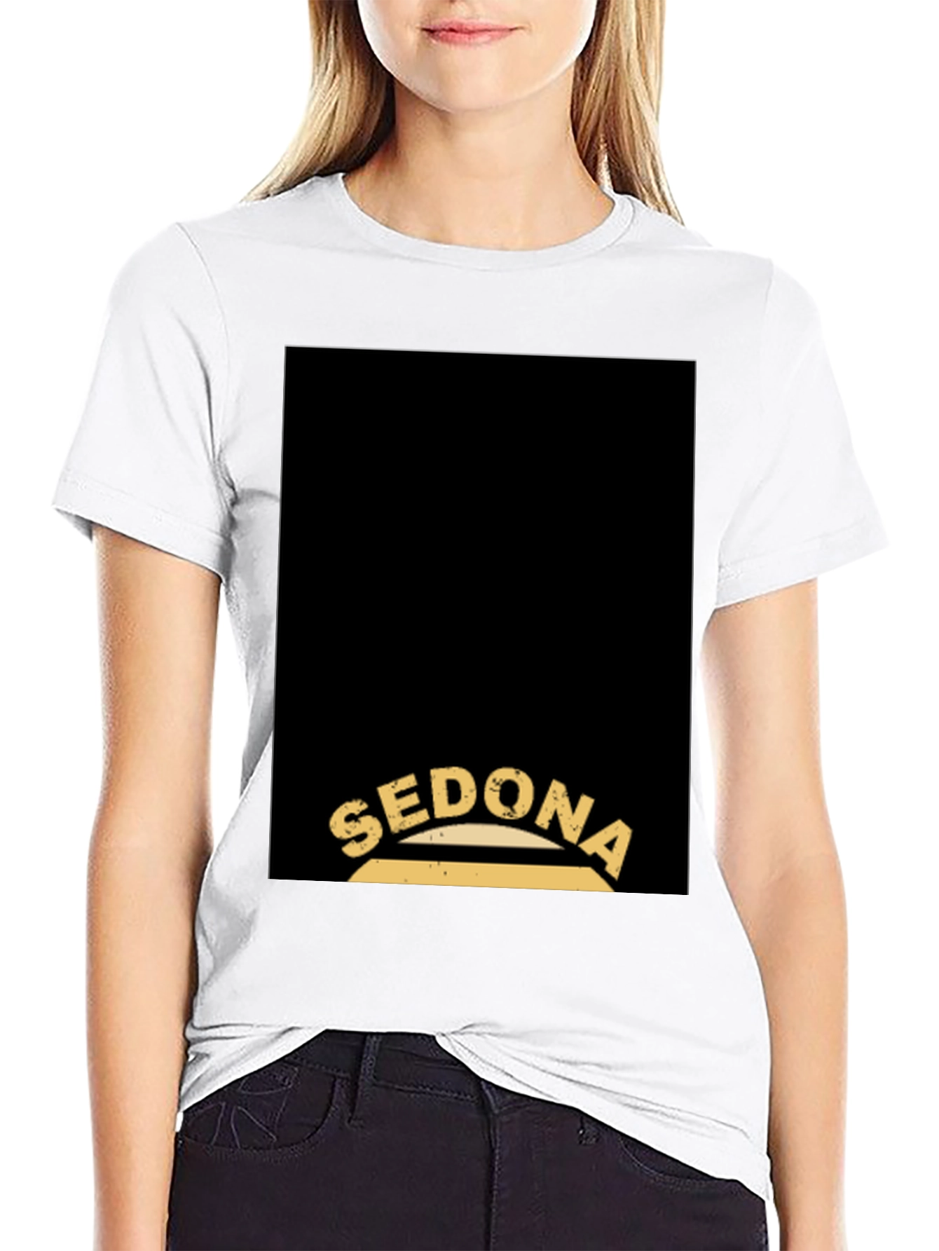 Sedona Graphic Tee - Retro Style Black