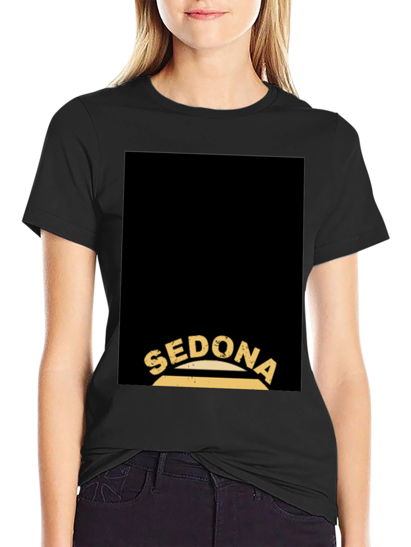 Sedona Graphic Tee - Retro Style Black