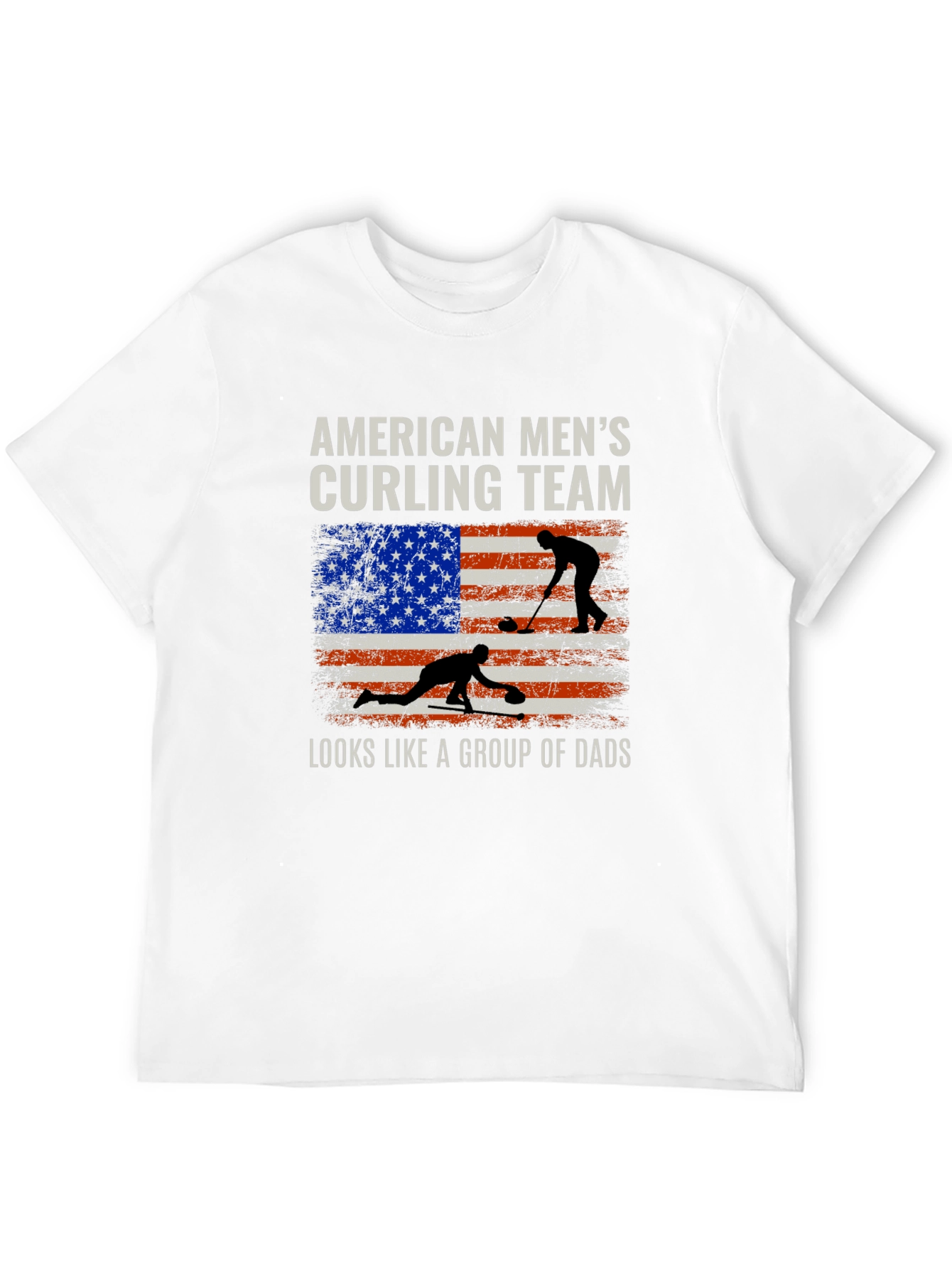 American Mens Curling Team T-Shirt