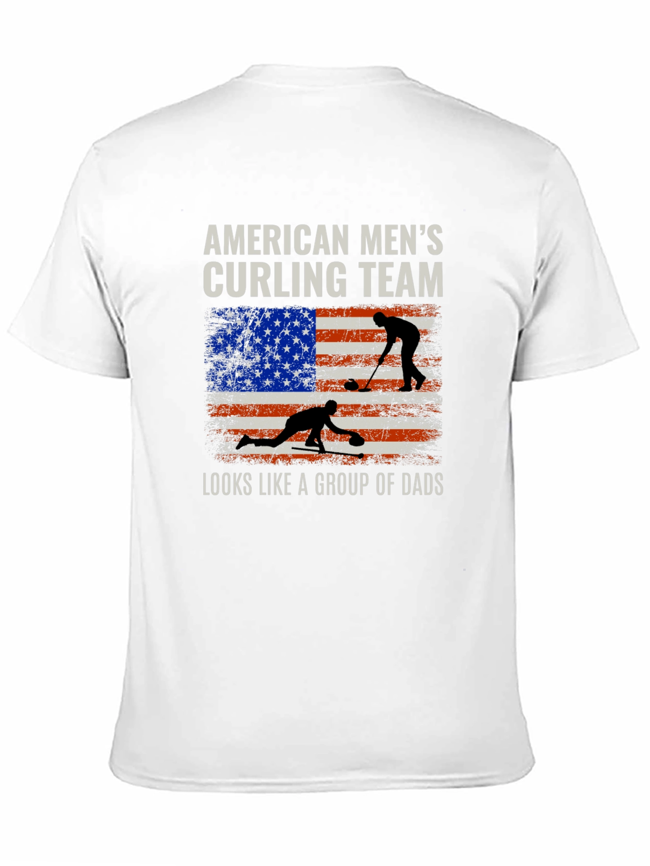 American Mens Curling Team T-Shirt