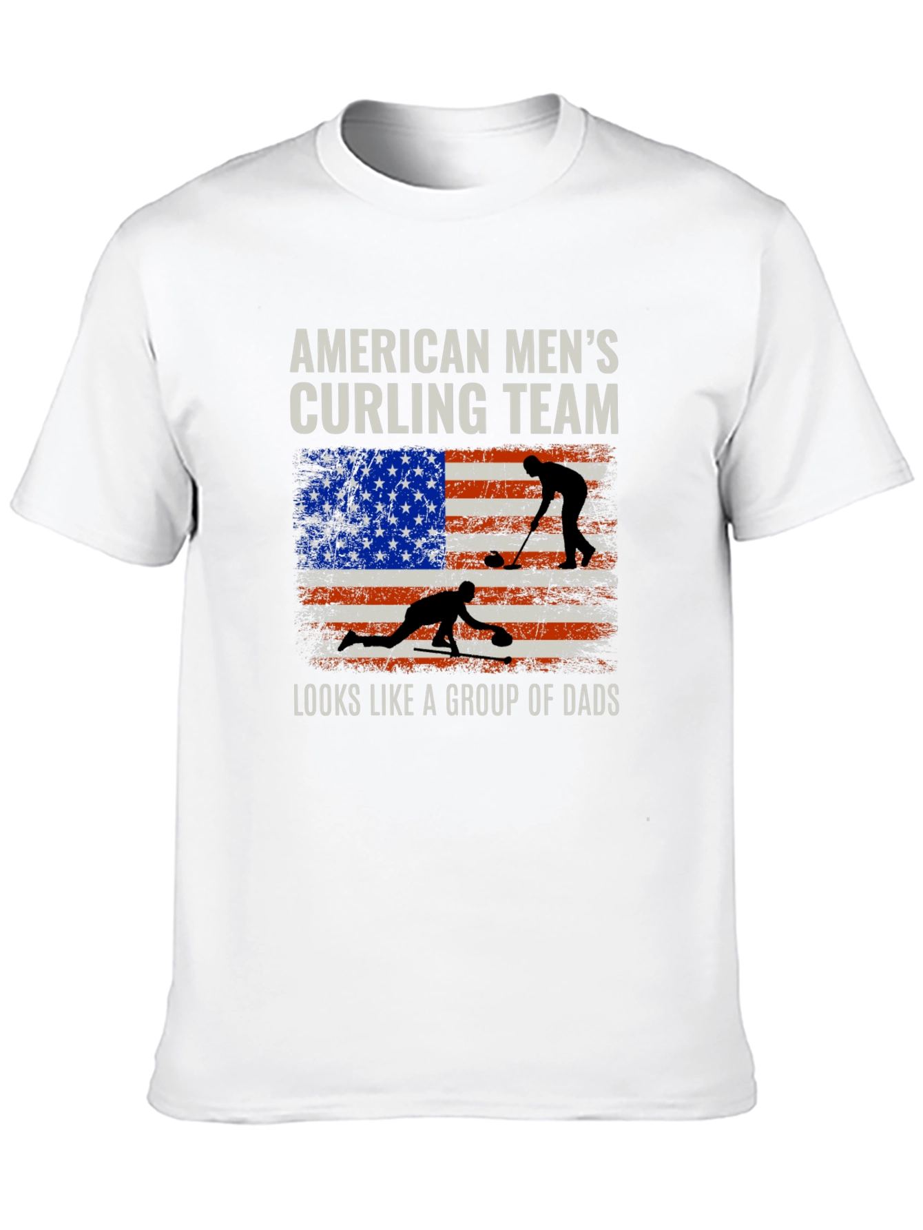 American Mens Curling Team T-Shirt