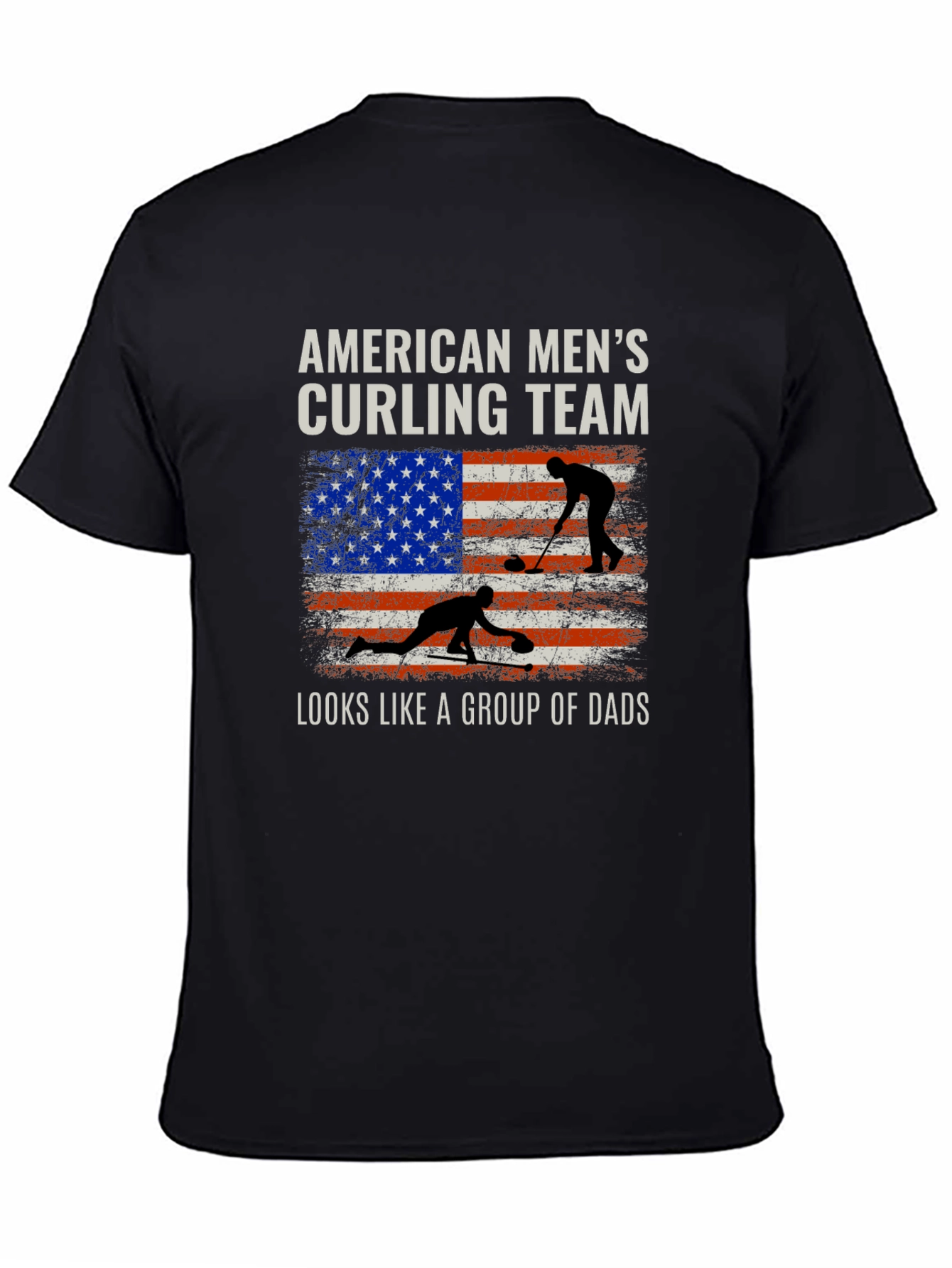 American Mens Curling Team T-Shirt