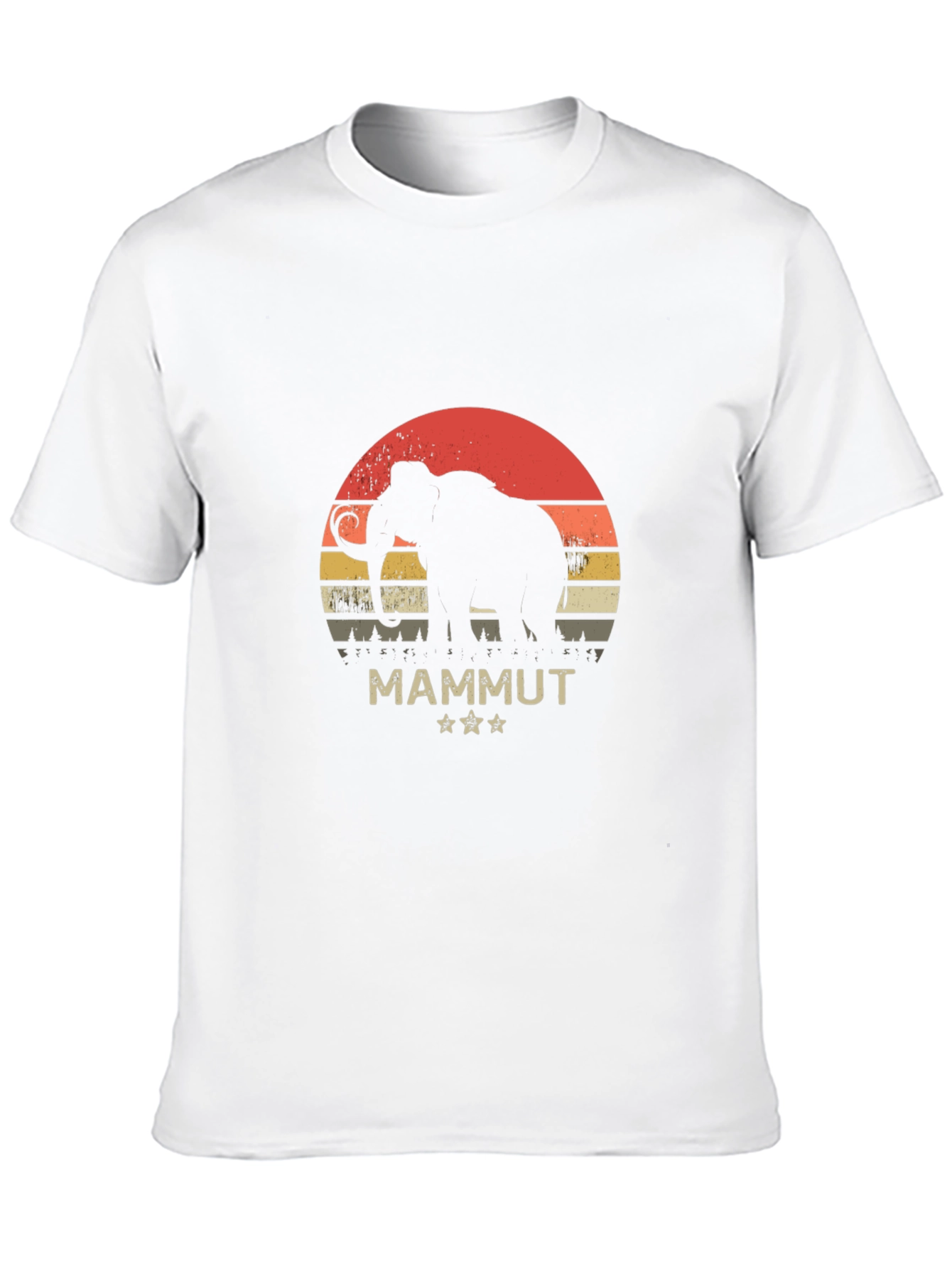 Mammut T-Shirt Retro Elephant Graphic