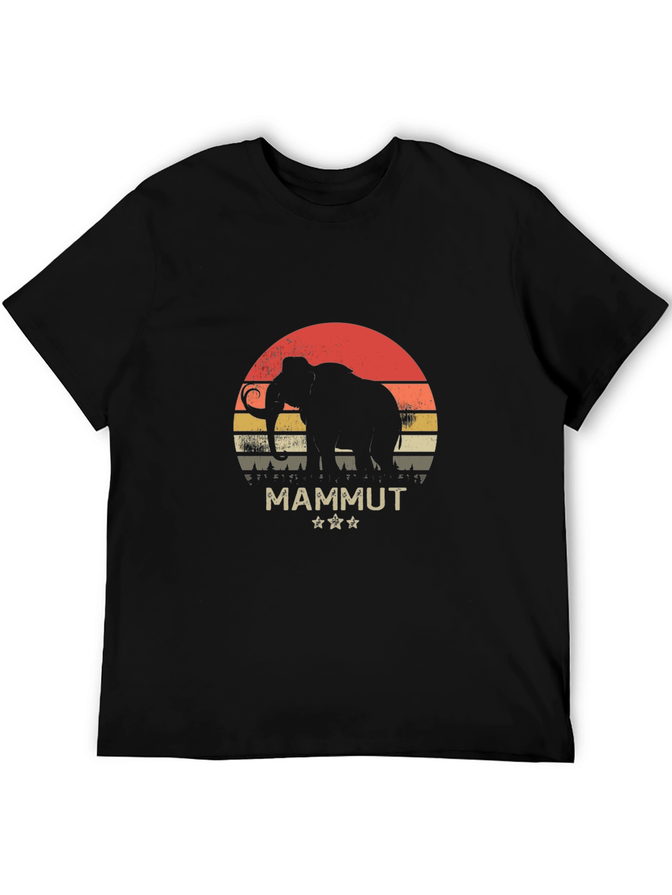 Mammut T-Shirt Retro Elephant Graphic