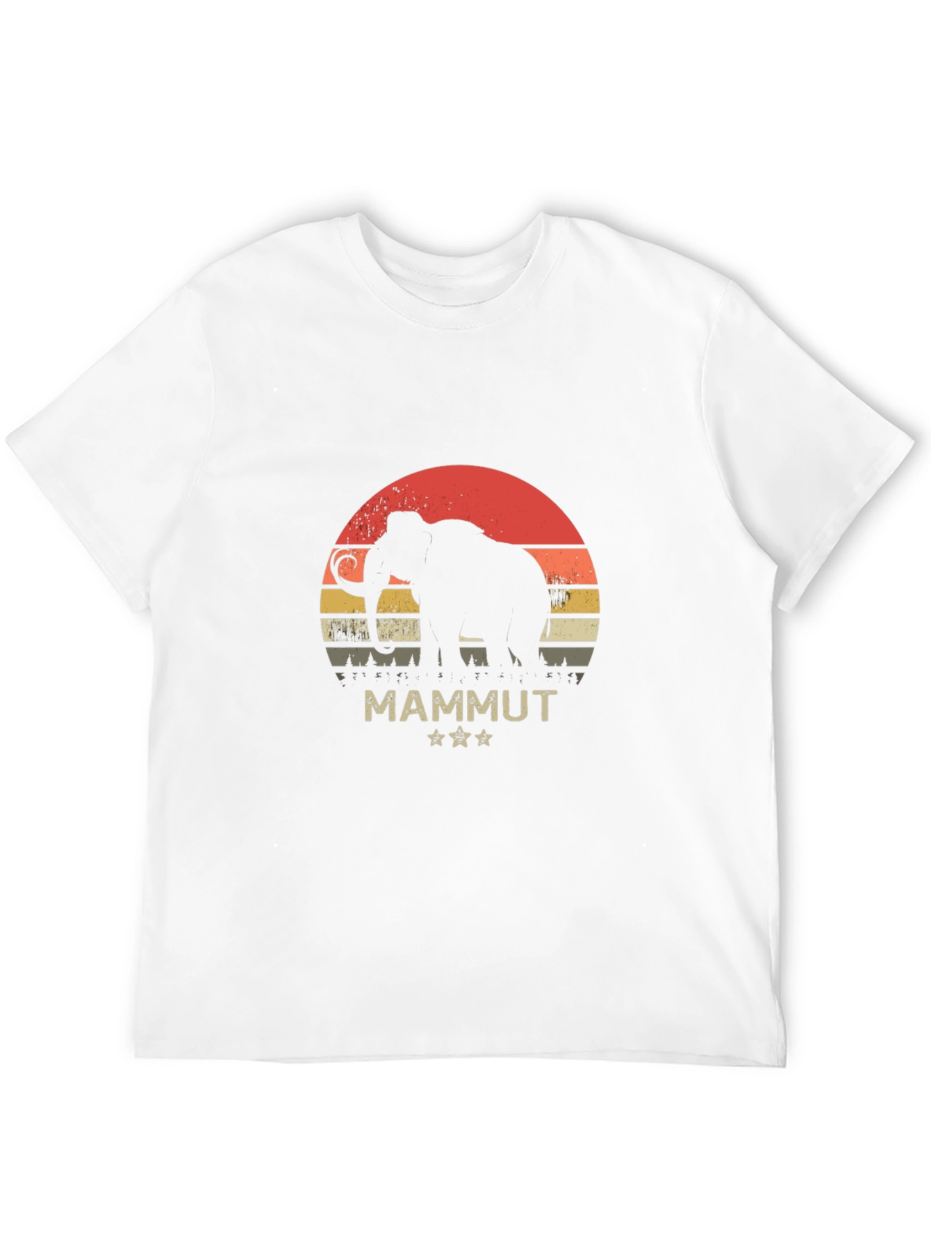 Mammut T-Shirt Retro Elephant Graphic
