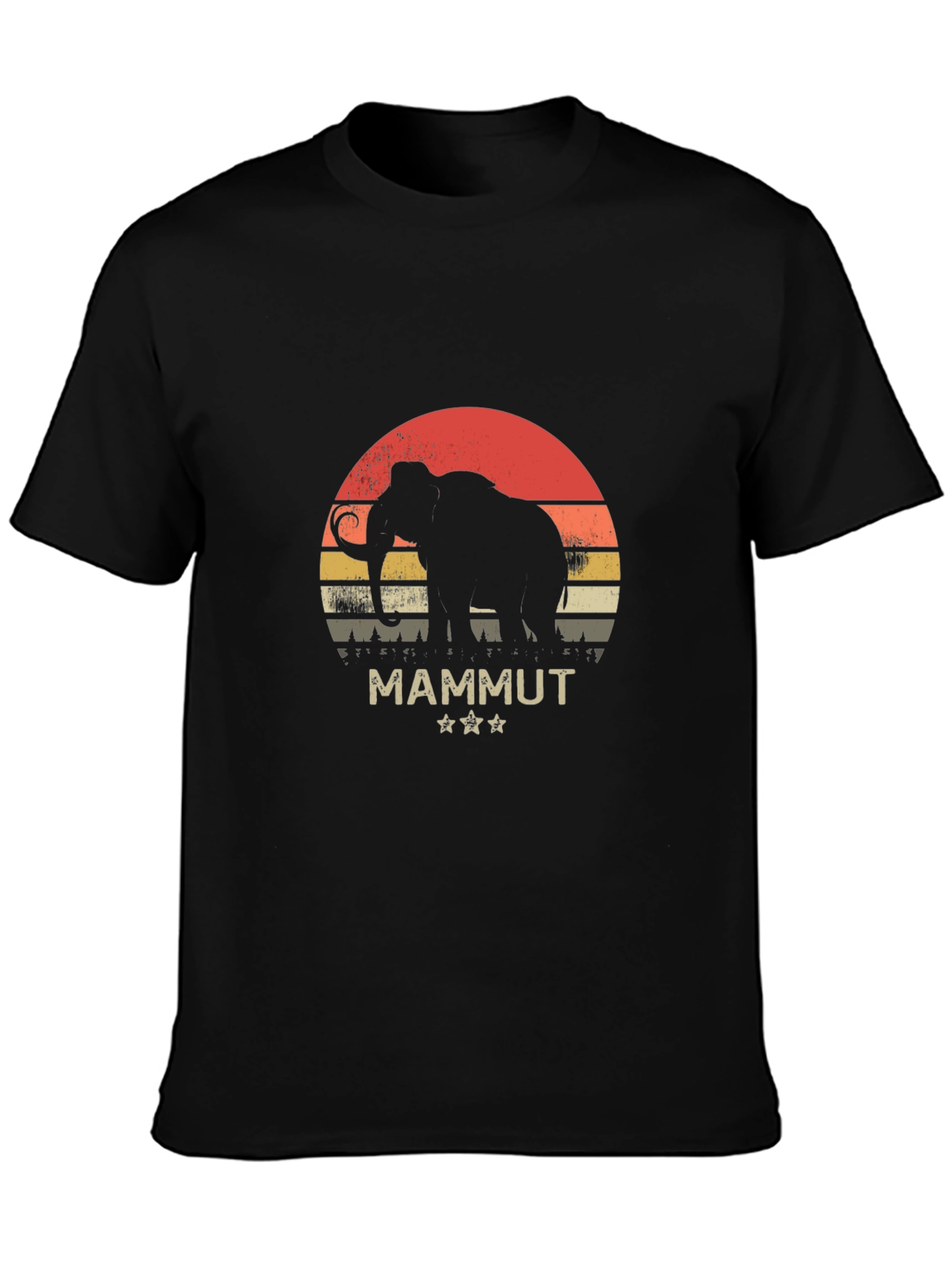 Mammut T-Shirt Retro Elephant Graphic