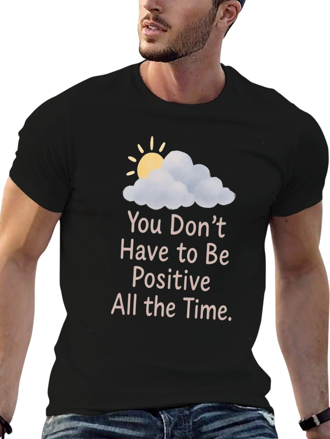 Positive Vibes Graphic Tee - Comfort and Style