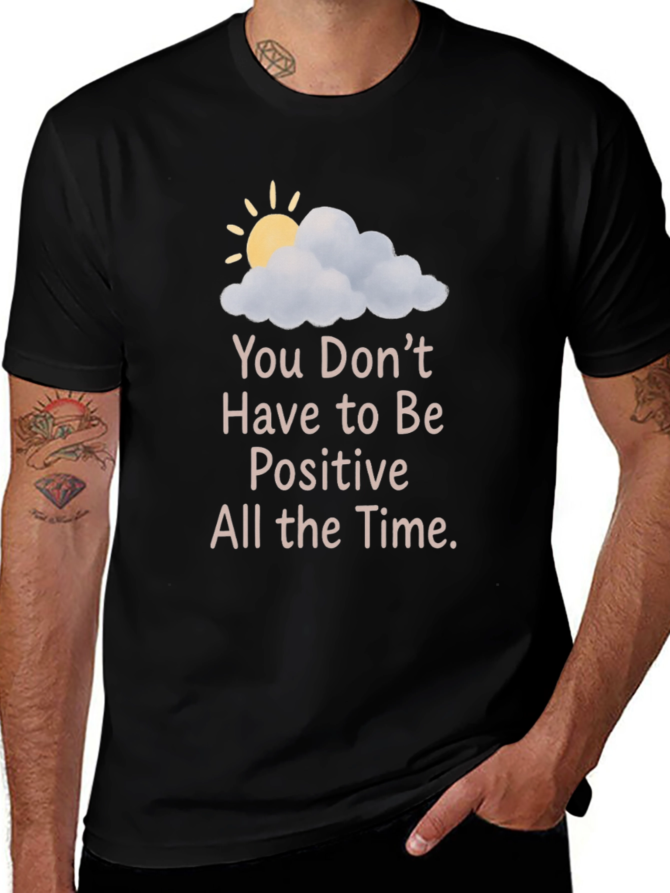 Positive Vibes Graphic Tee - Comfort and Style