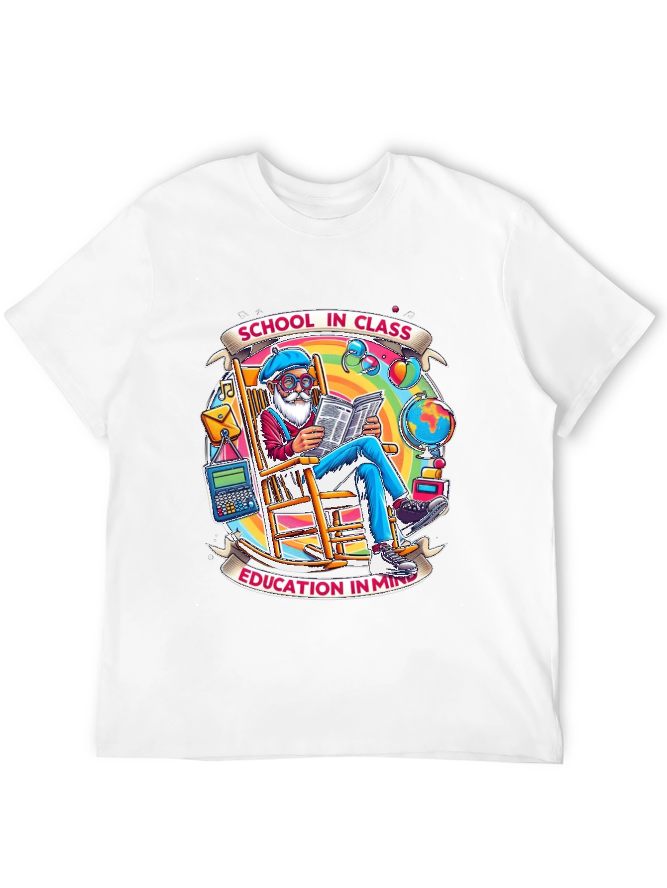 School in Class Graphic T-Shirt