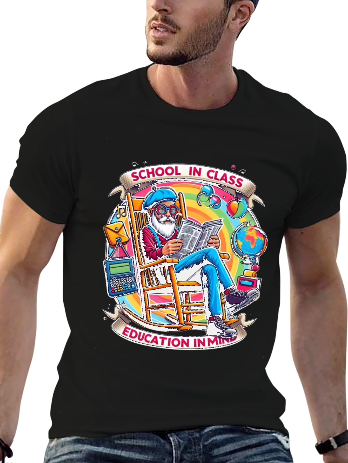 School in Class Graphic T-Shirt