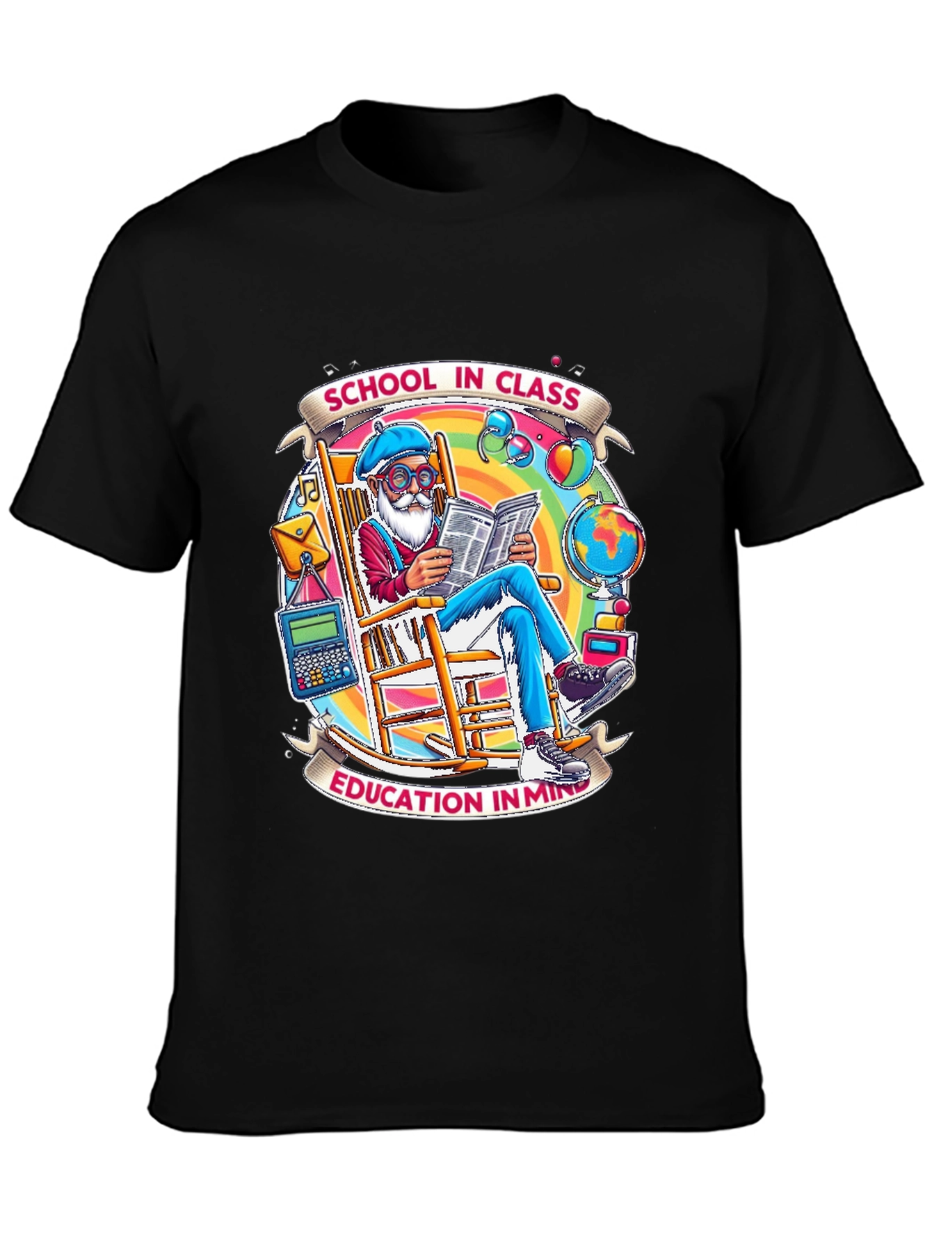 School in Class Graphic T-Shirt