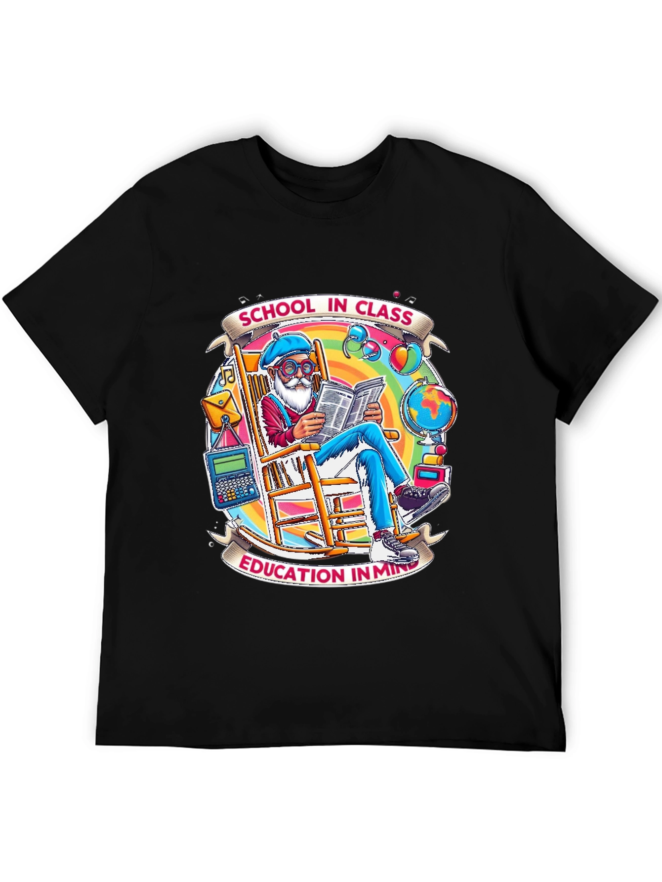 School in Class Graphic T-Shirt