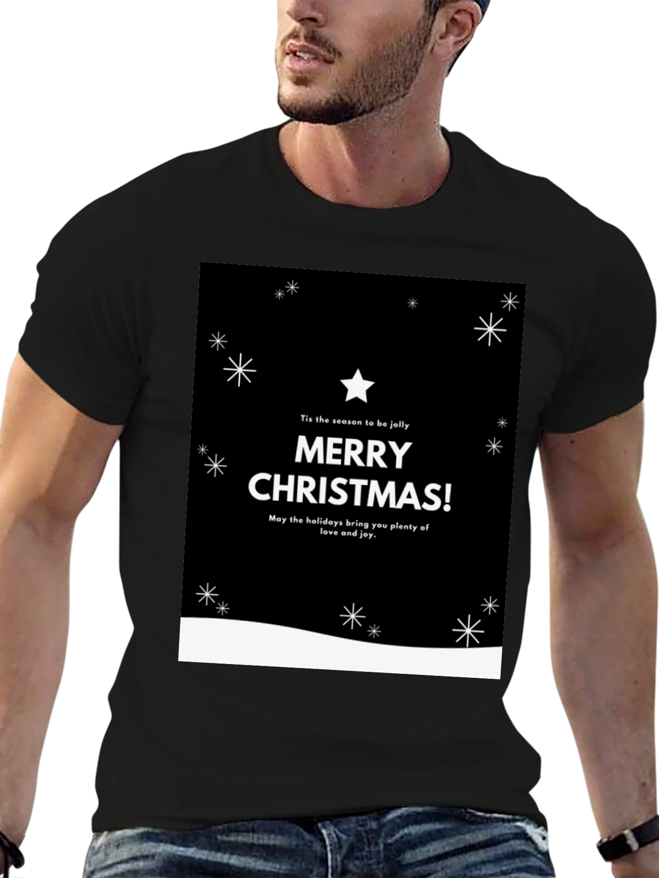Merry Christmas T-Shirt Holiday Graphic Tee