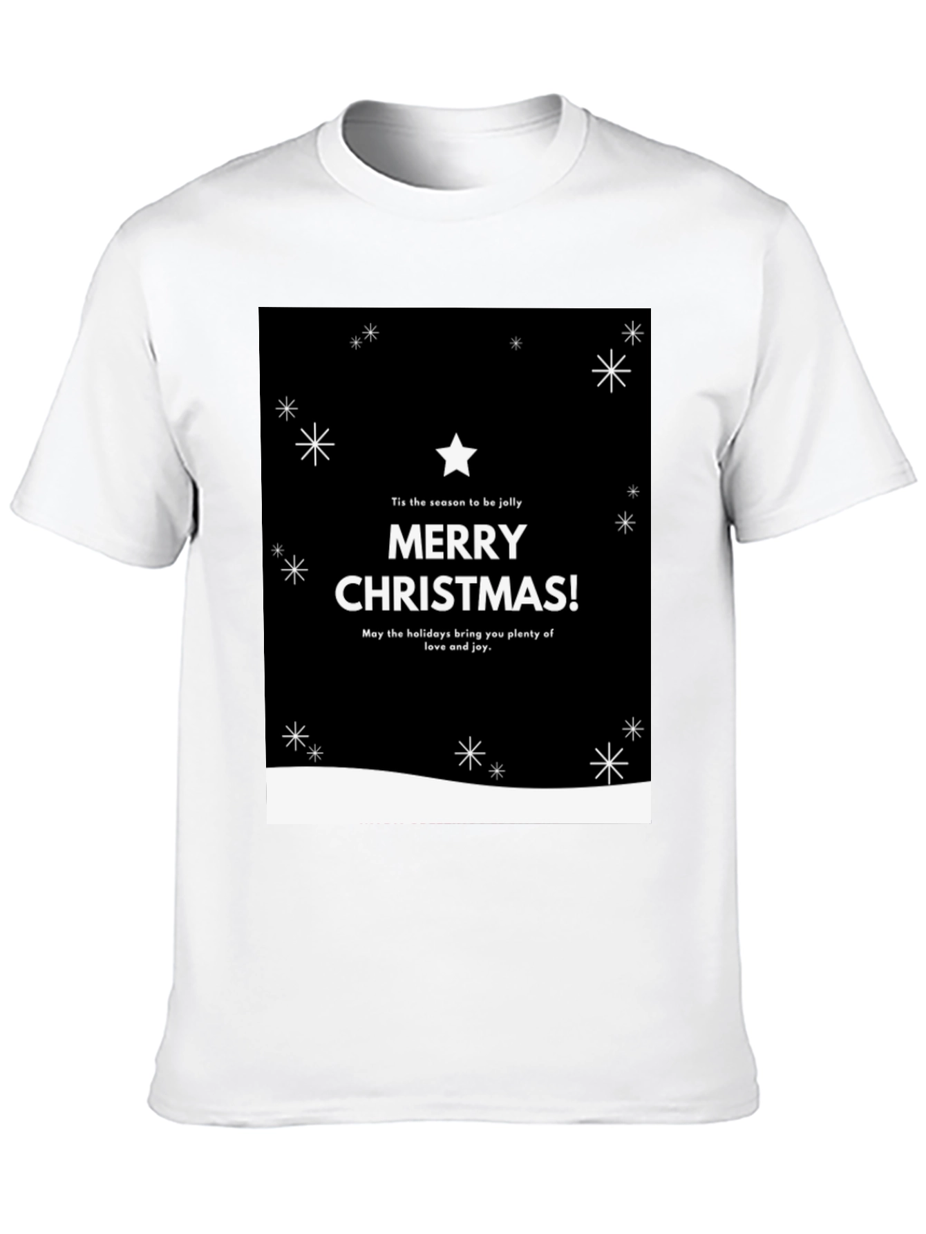 Merry Christmas T-Shirt Holiday Graphic Tee