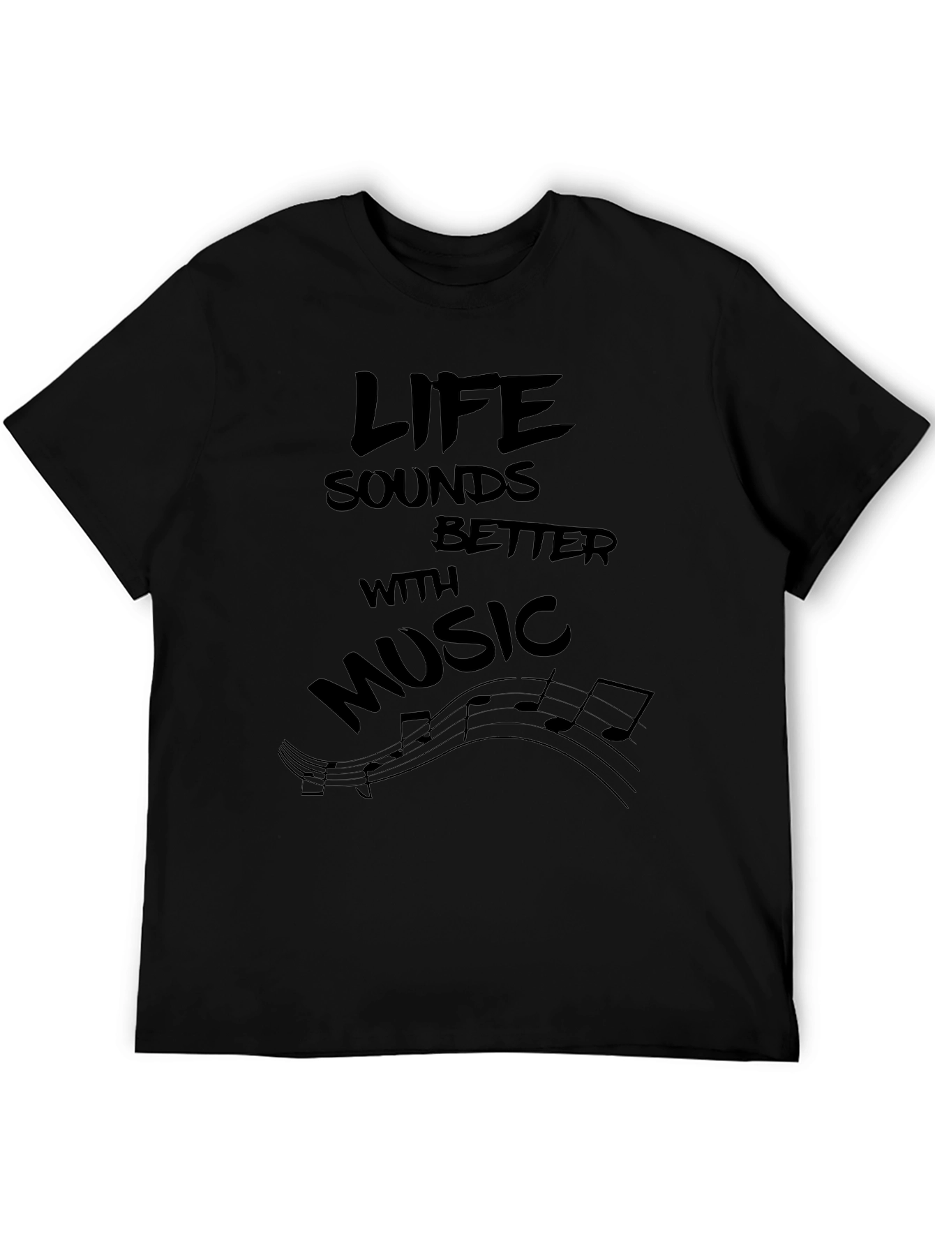 Life Sounds Better With Music T-Shirt