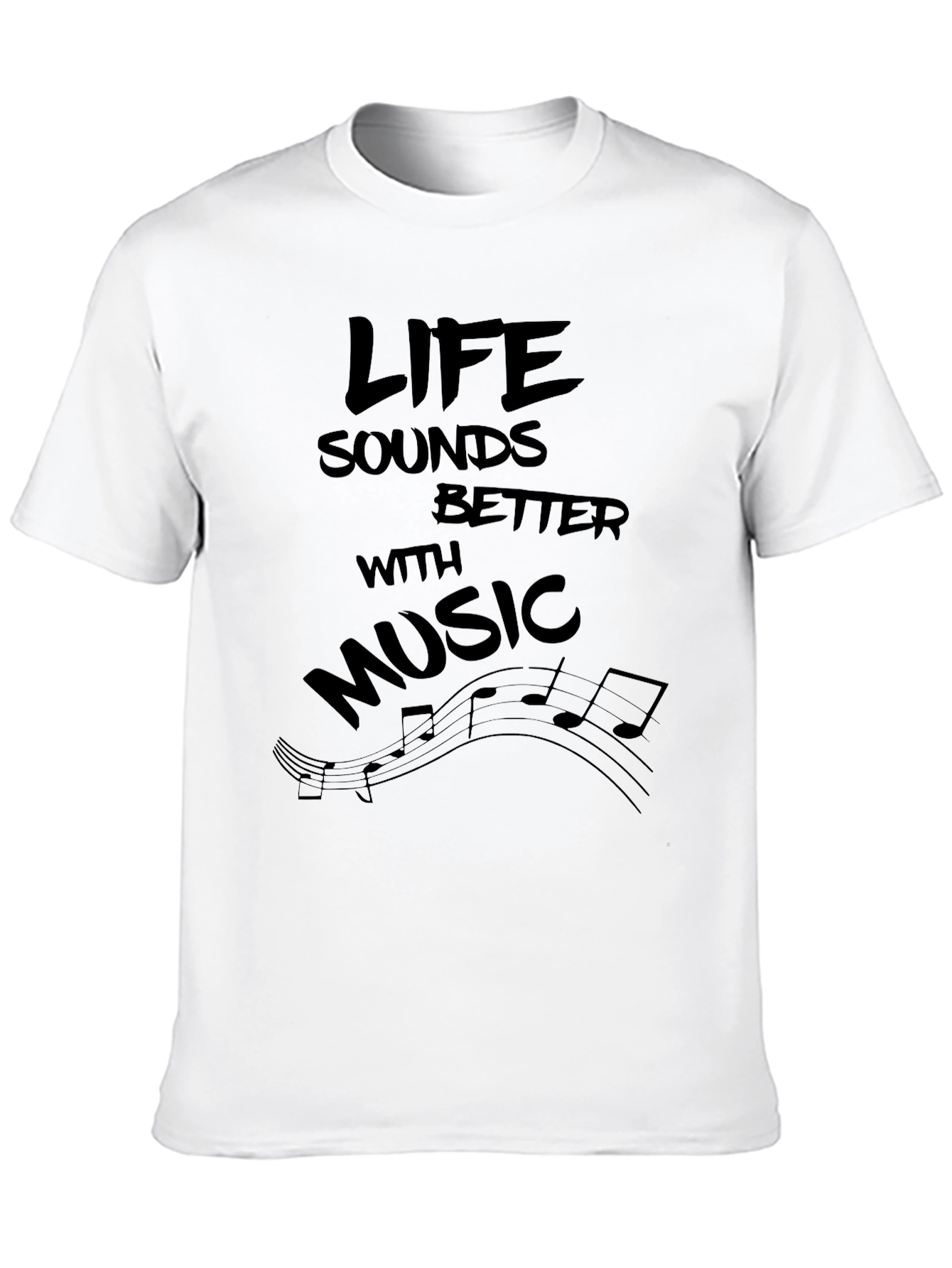 Life Sounds Better With Music T-Shirt