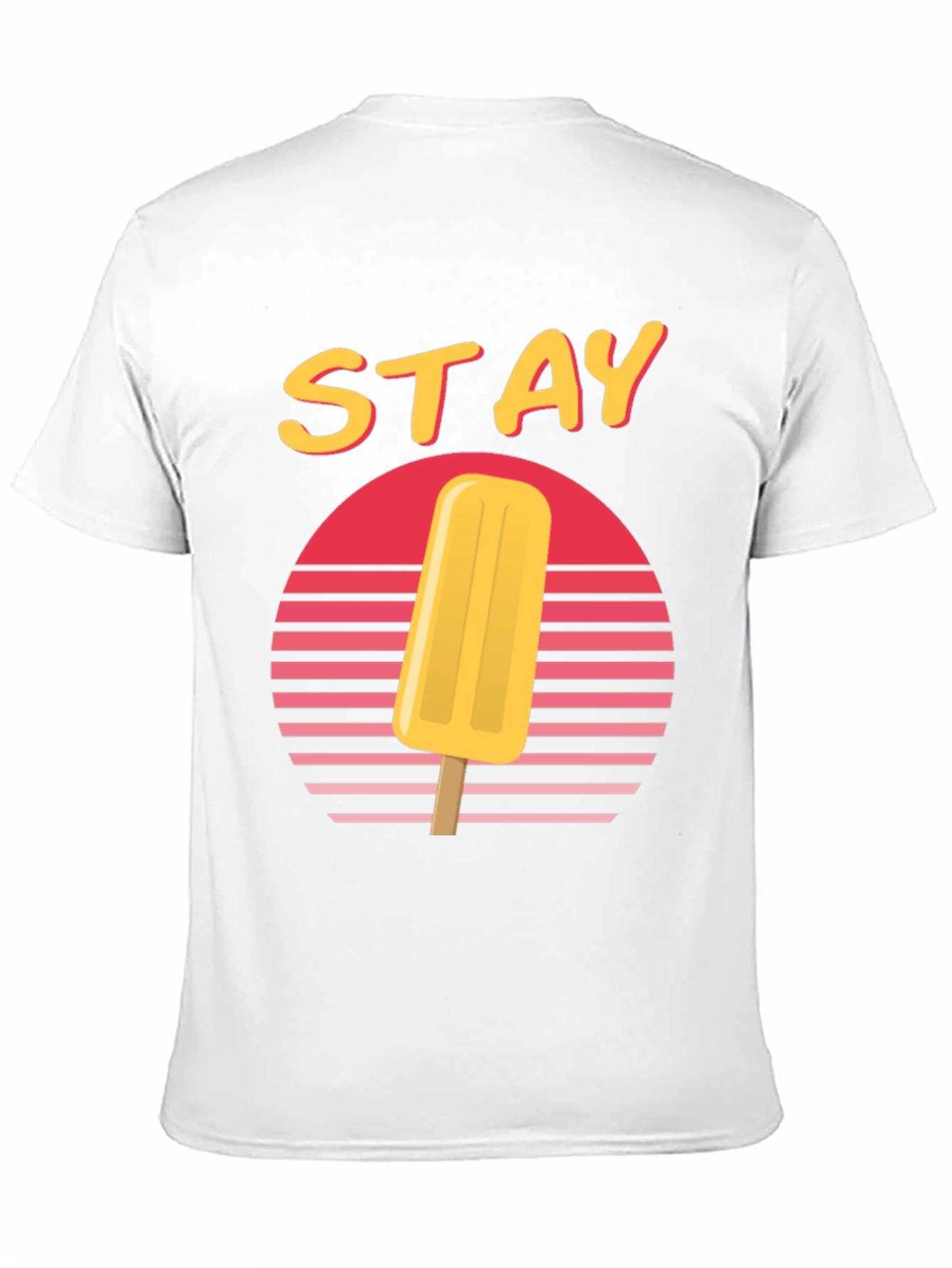 Retro Sunset Popsicle T-Shirt - Stay Cool