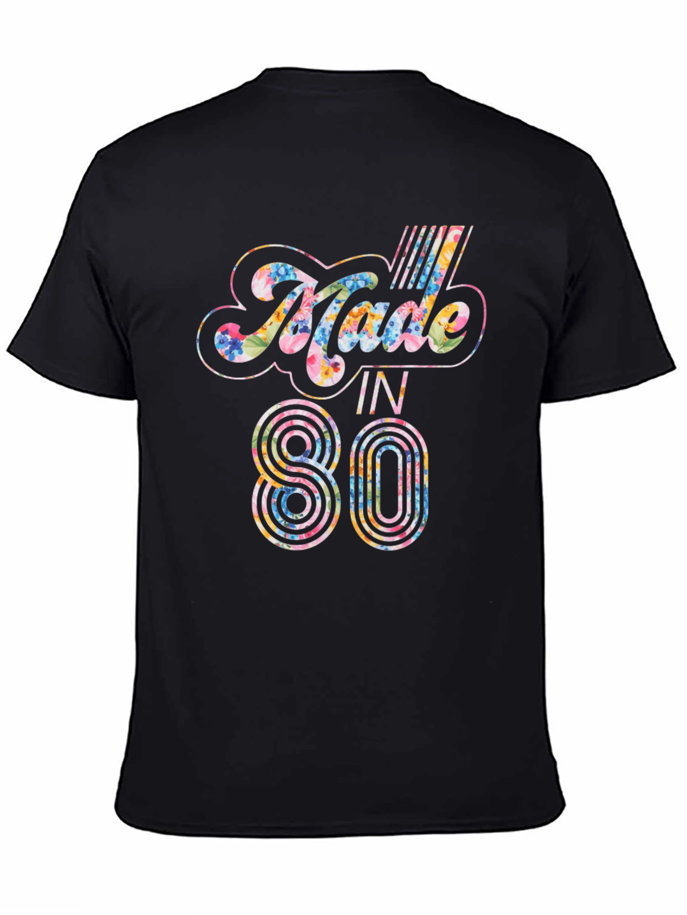 Made in 1980 Floral Print T-Shirt