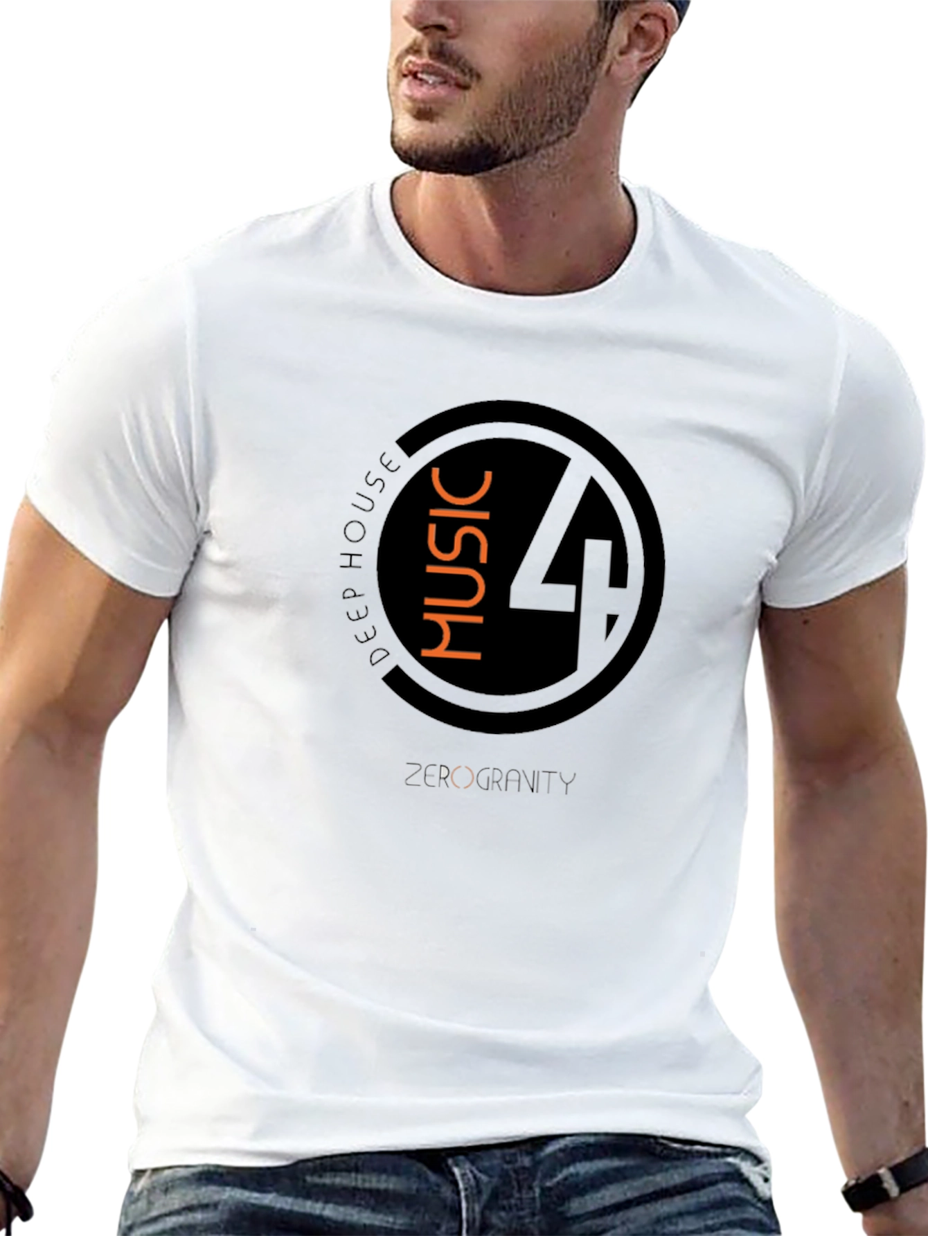 Deep House Music Graphic T-Shirt