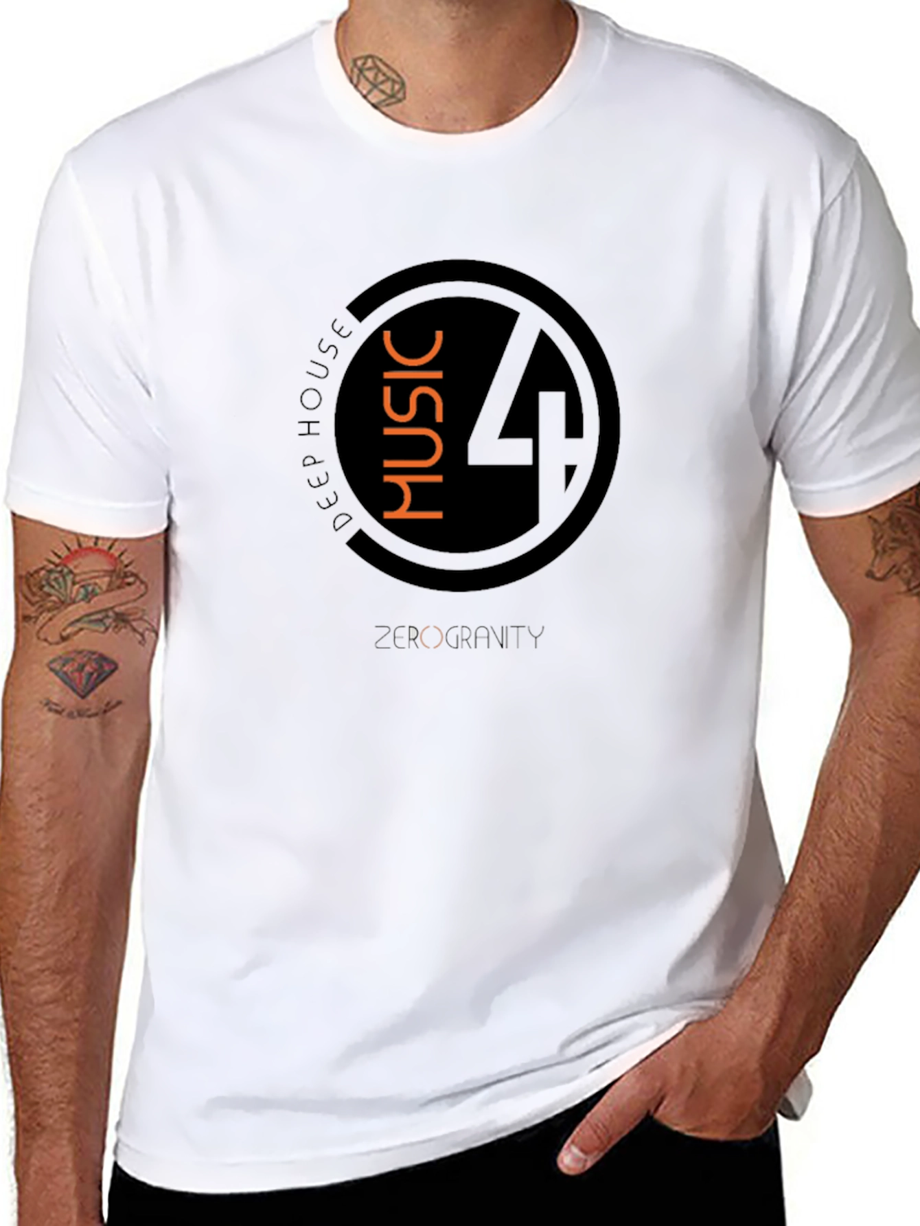Deep House Music Graphic T-Shirt