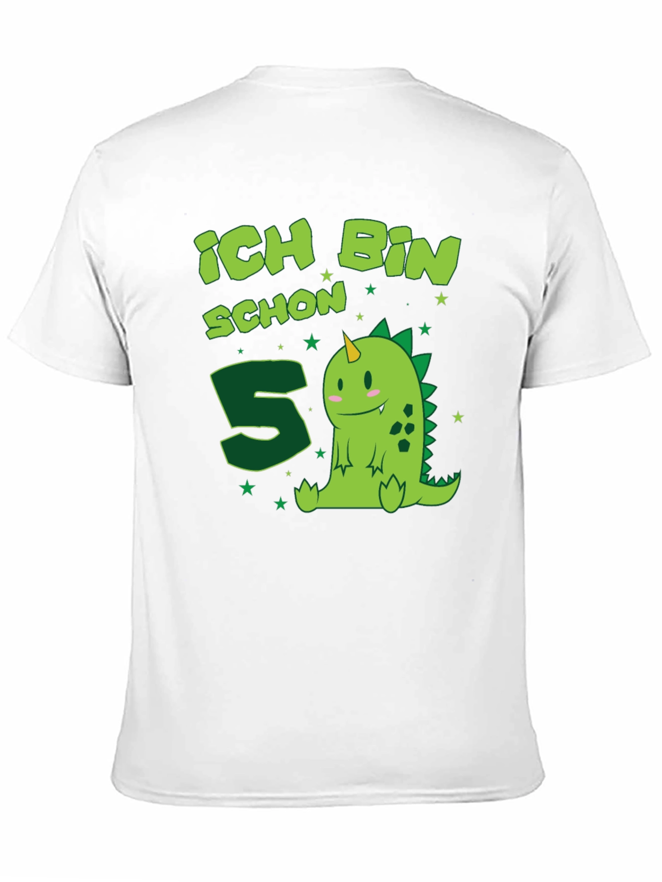 Ich Bin Schon 5 Birthday Dino T-Shirt