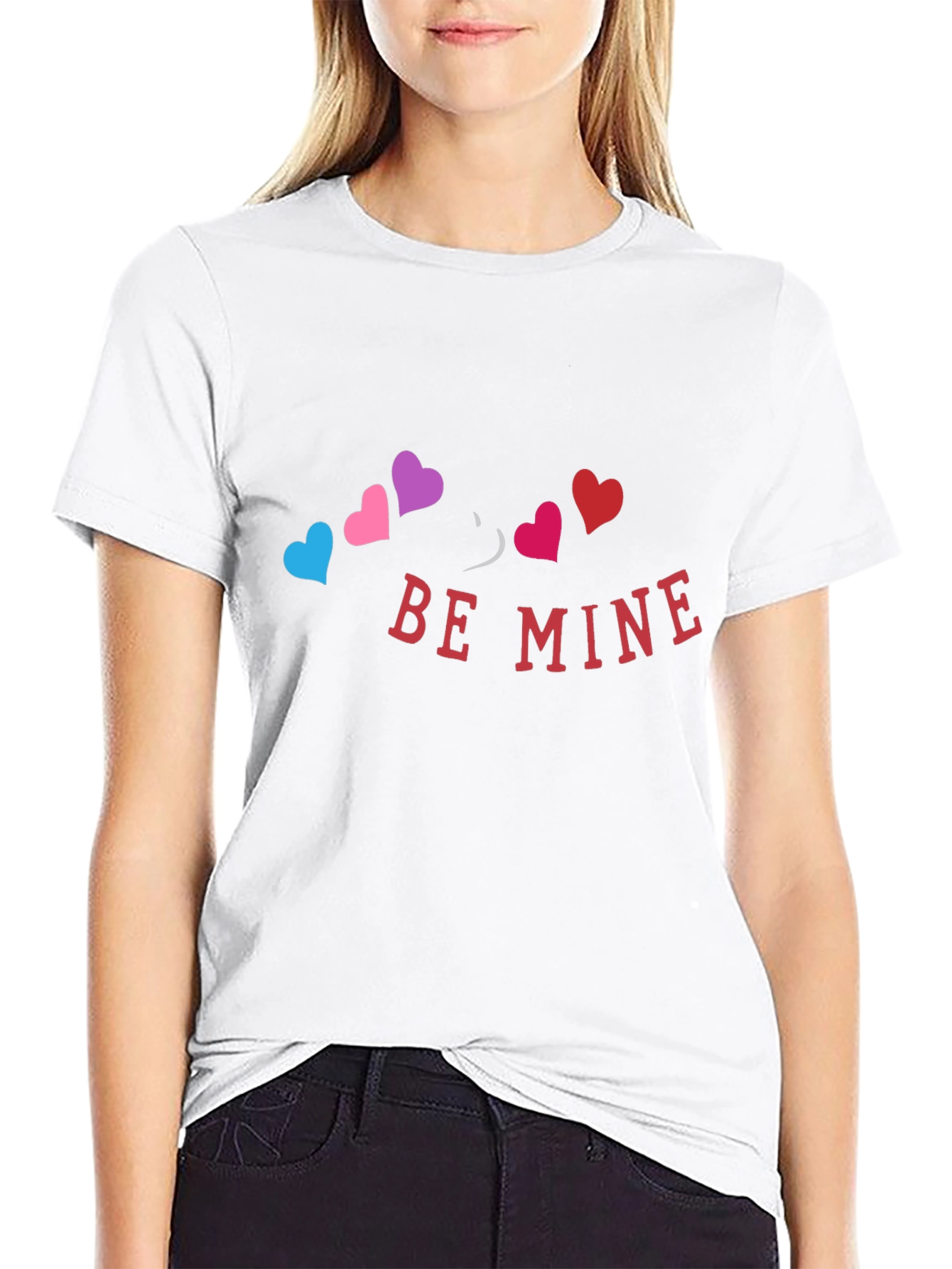 Be Mine Heart T-Shirt - Valentines Day Love Tee