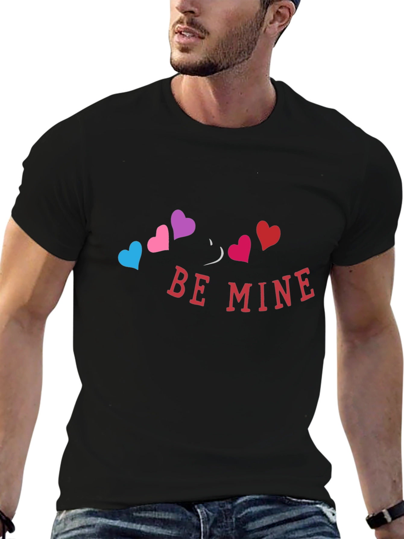 Be Mine Heart T-Shirt - Valentines Day Love Tee