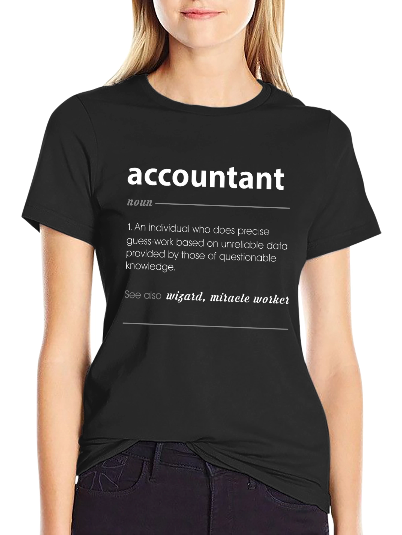 Accountant Definition T-Shirt - Funny Job Gift