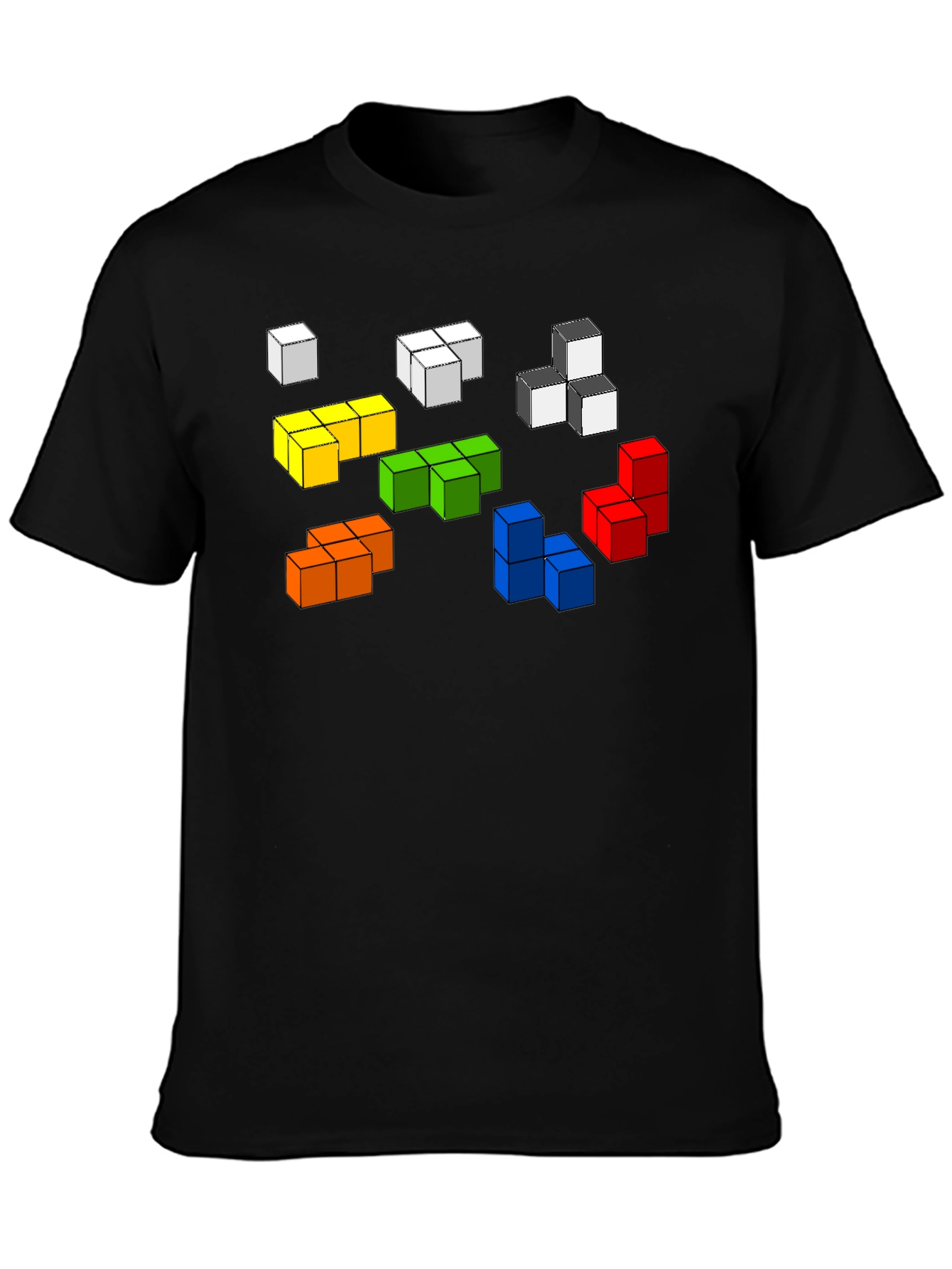 Tetris Block Graphic T-Shirt