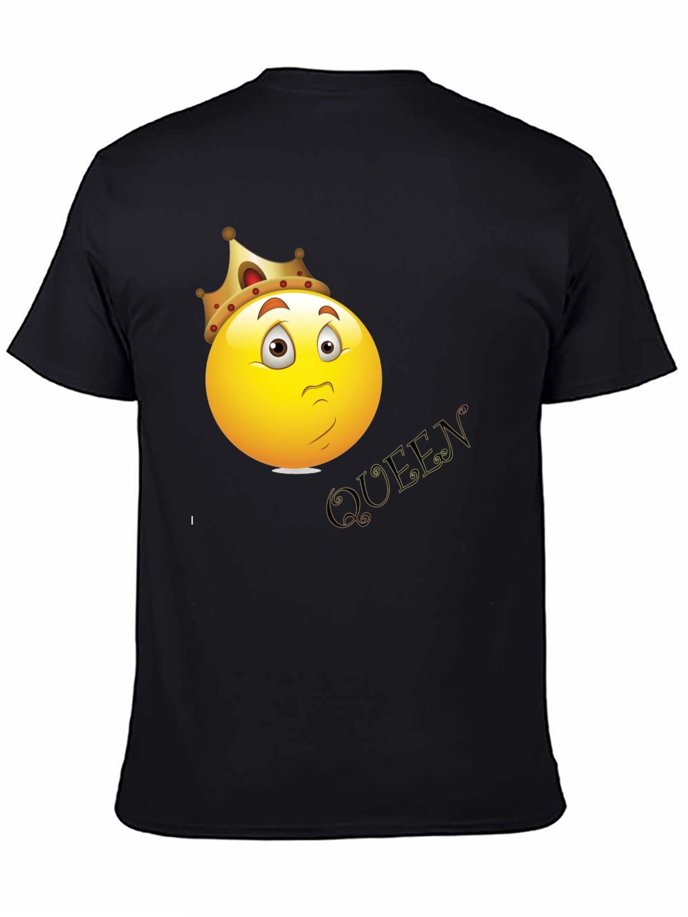 Queen Emoji Graphic T-Shirt