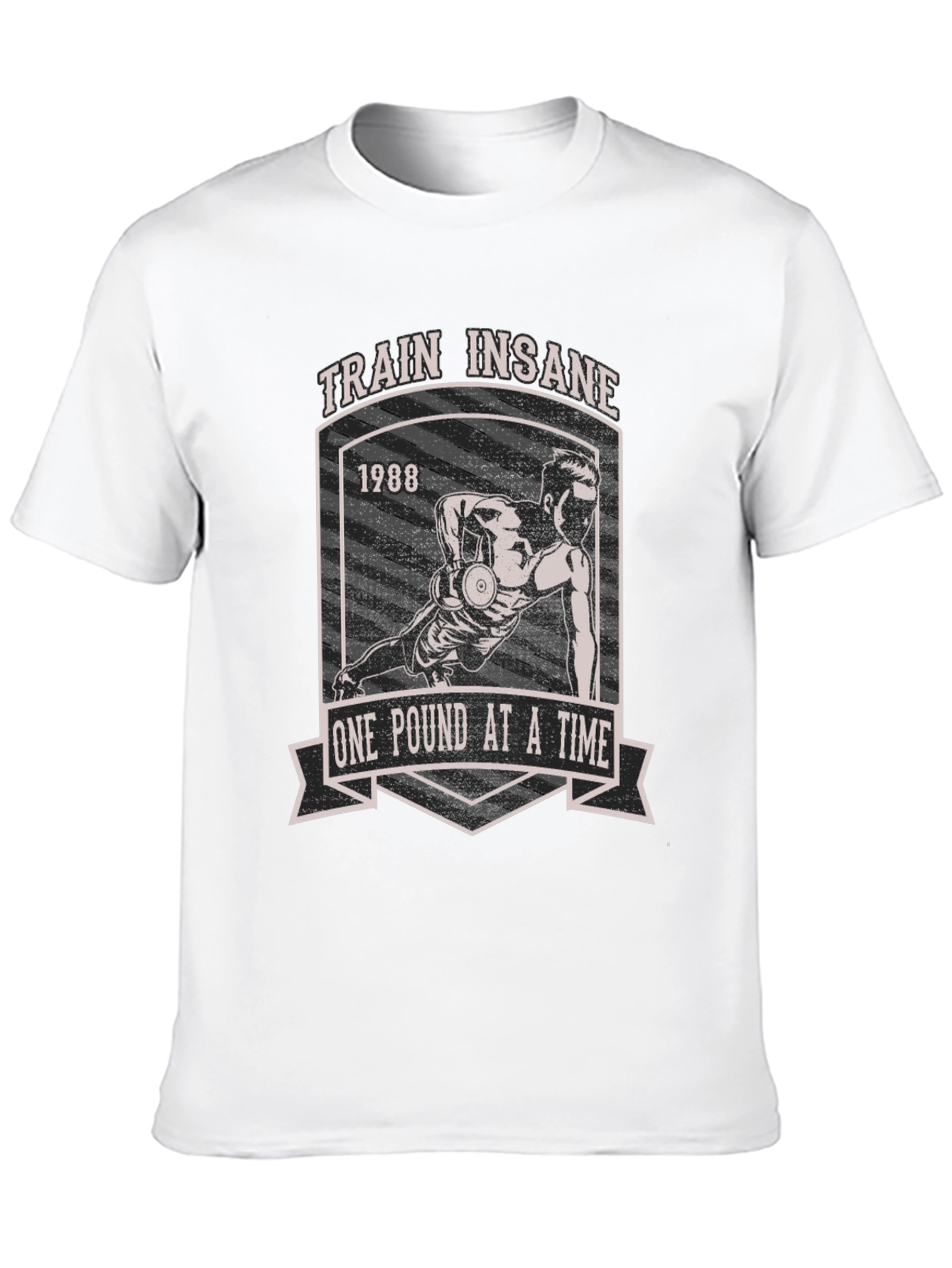 Train Insane T-Shirt 1988 Gym Workout Tee