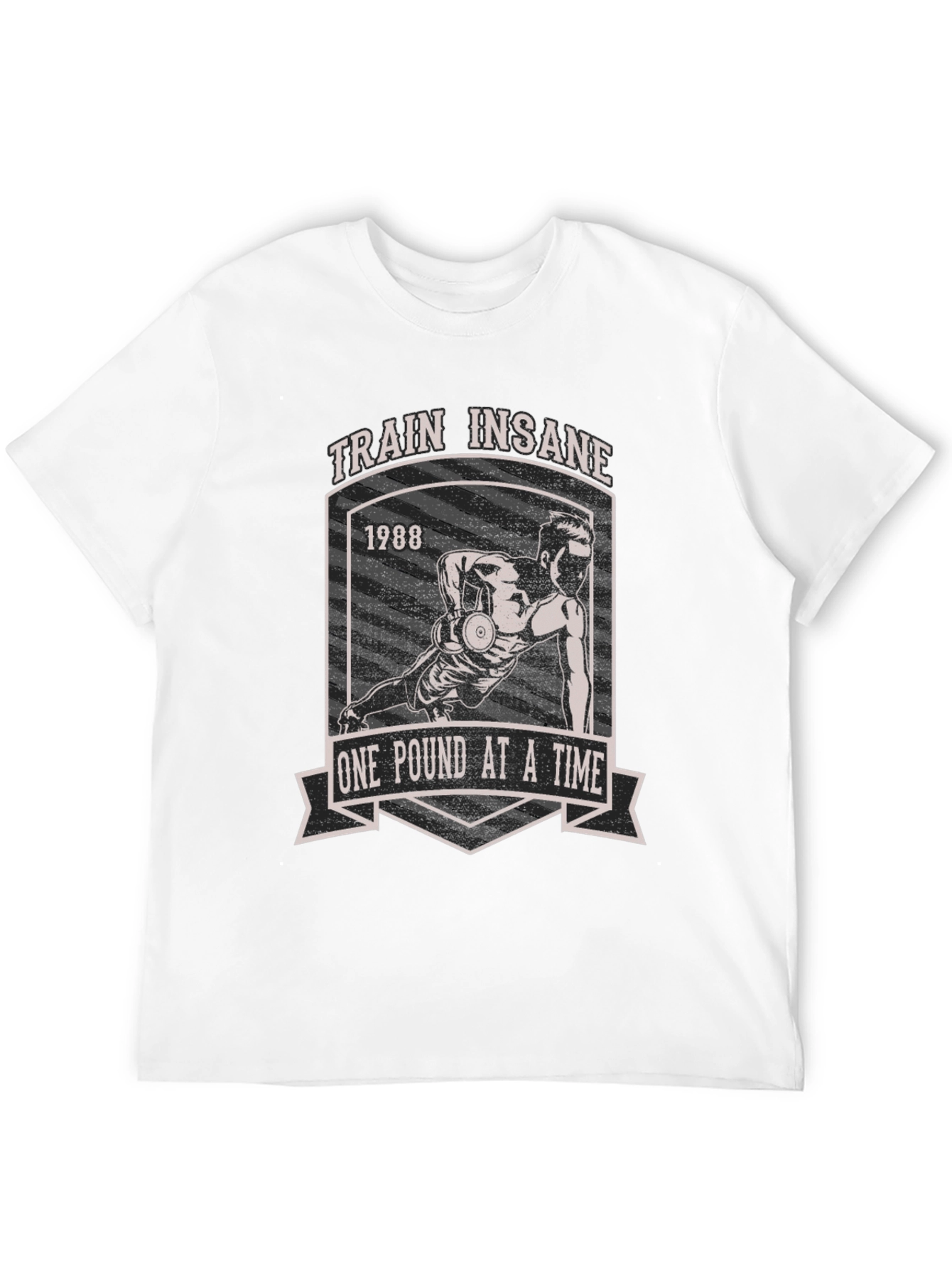 Train Insane T-Shirt 1988 Gym Workout Tee