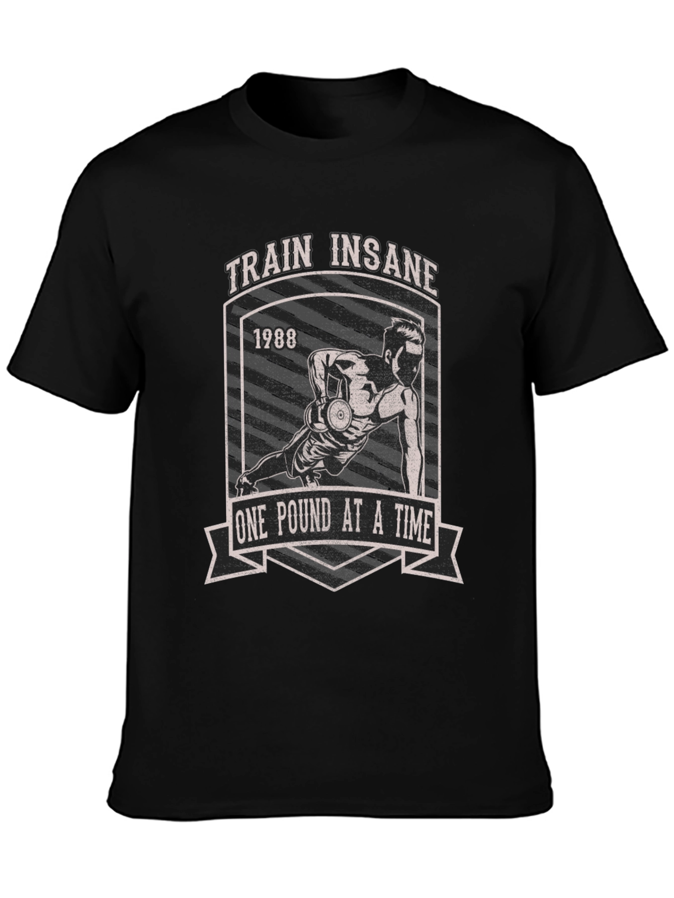 Train Insane T-Shirt 1988 Gym Workout Tee
