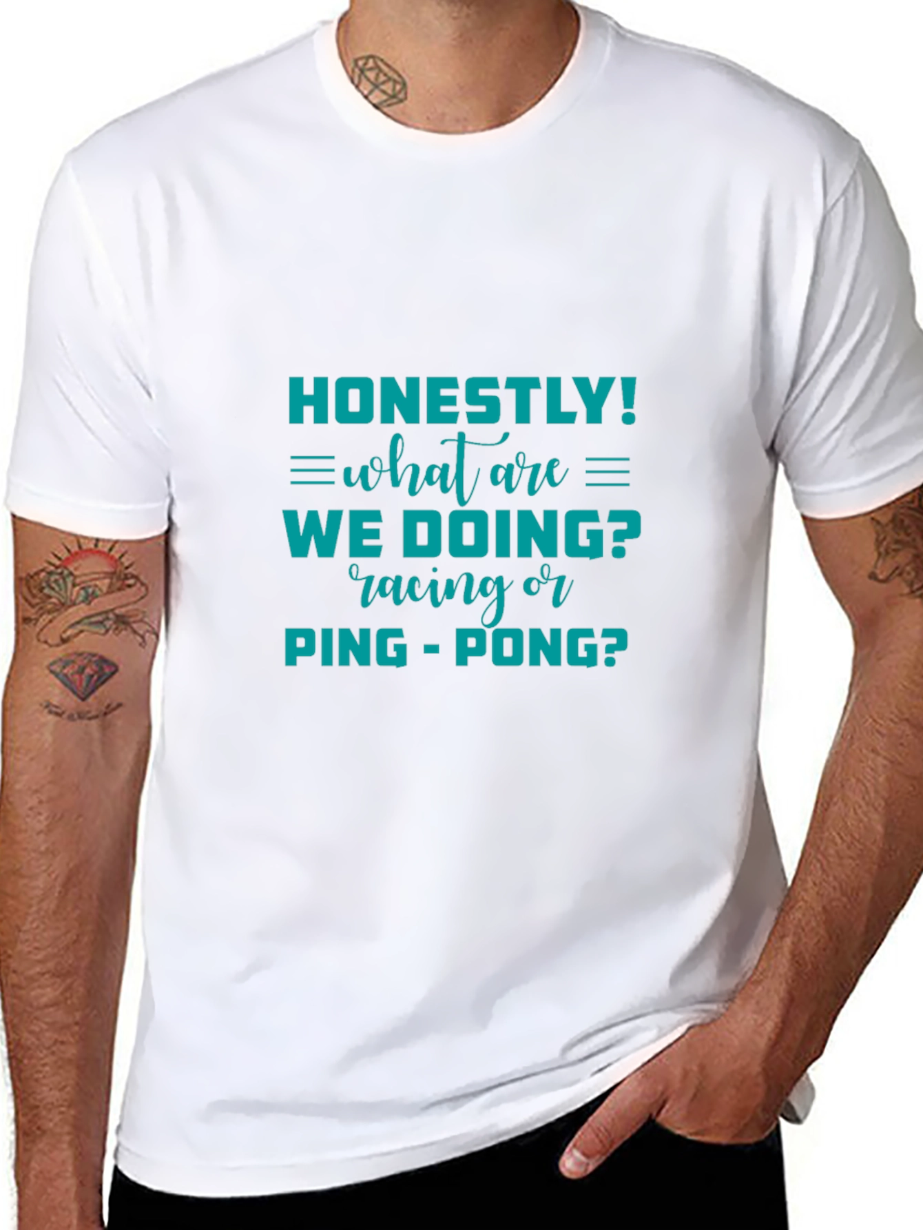 Funny Racing or Ping-Pong T-Shirt
