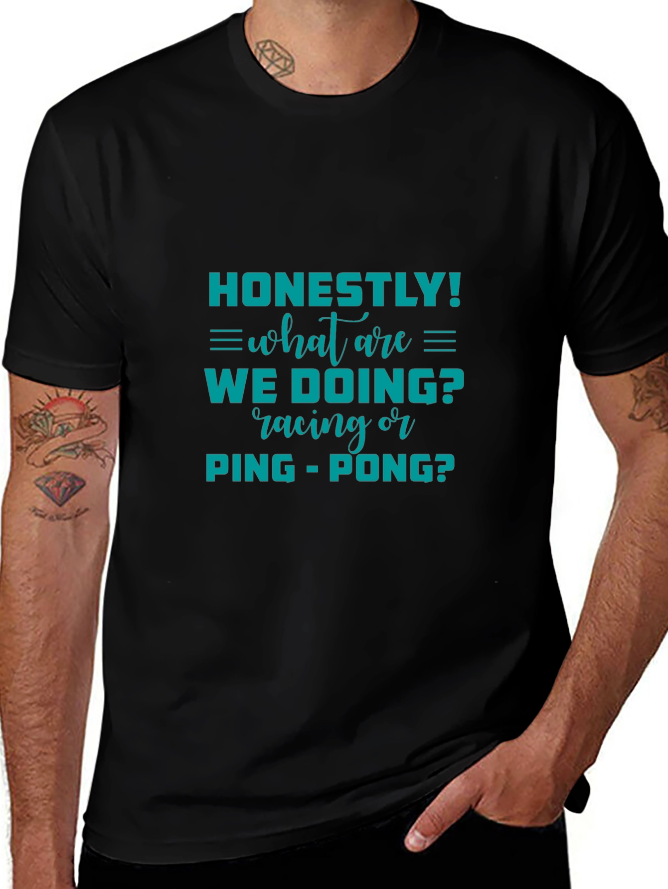 Funny Racing or Ping-Pong T-Shirt