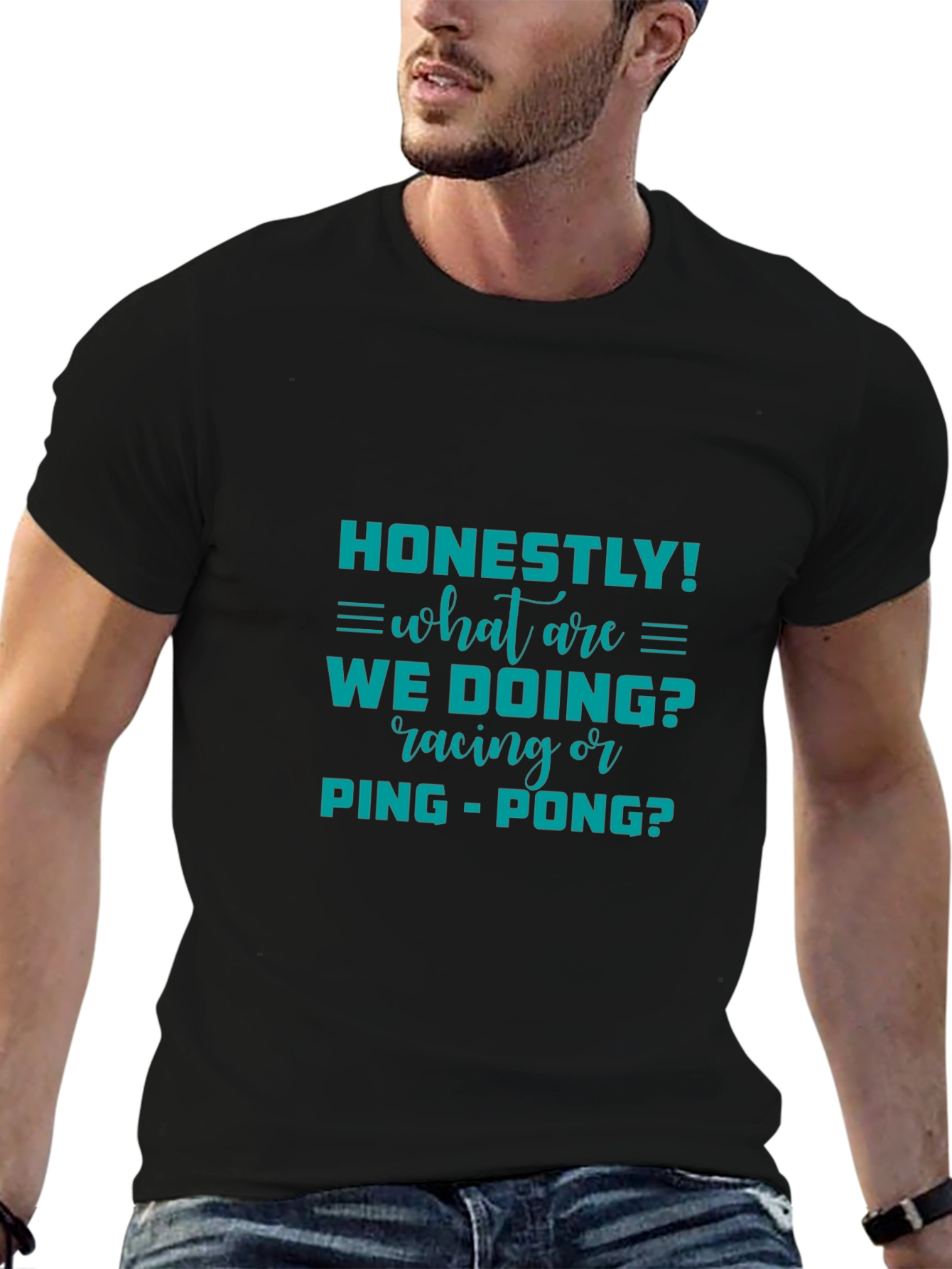 Funny Racing or Ping-Pong T-Shirt