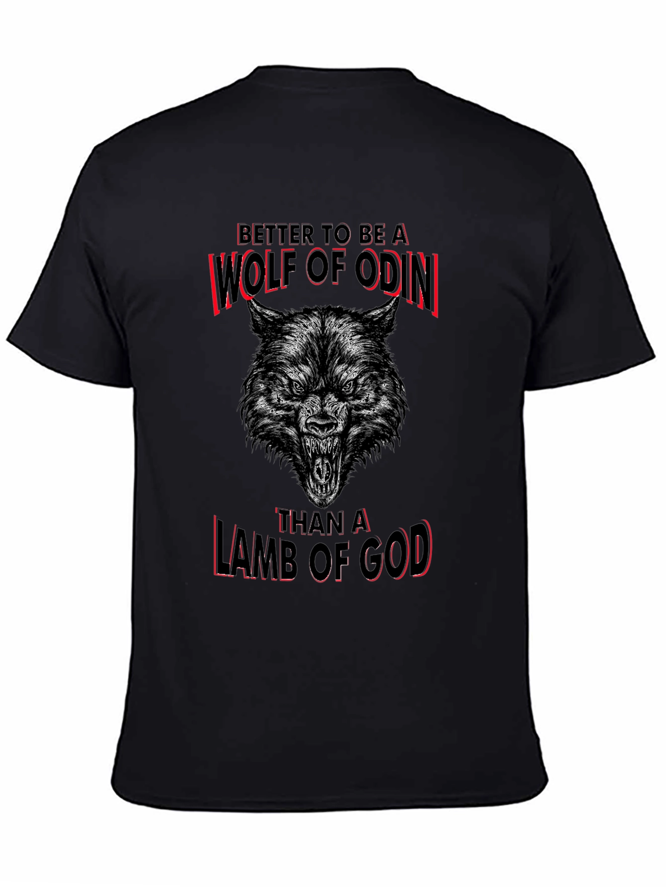 Wolf of Odin T-Shirt - Norse Viking God