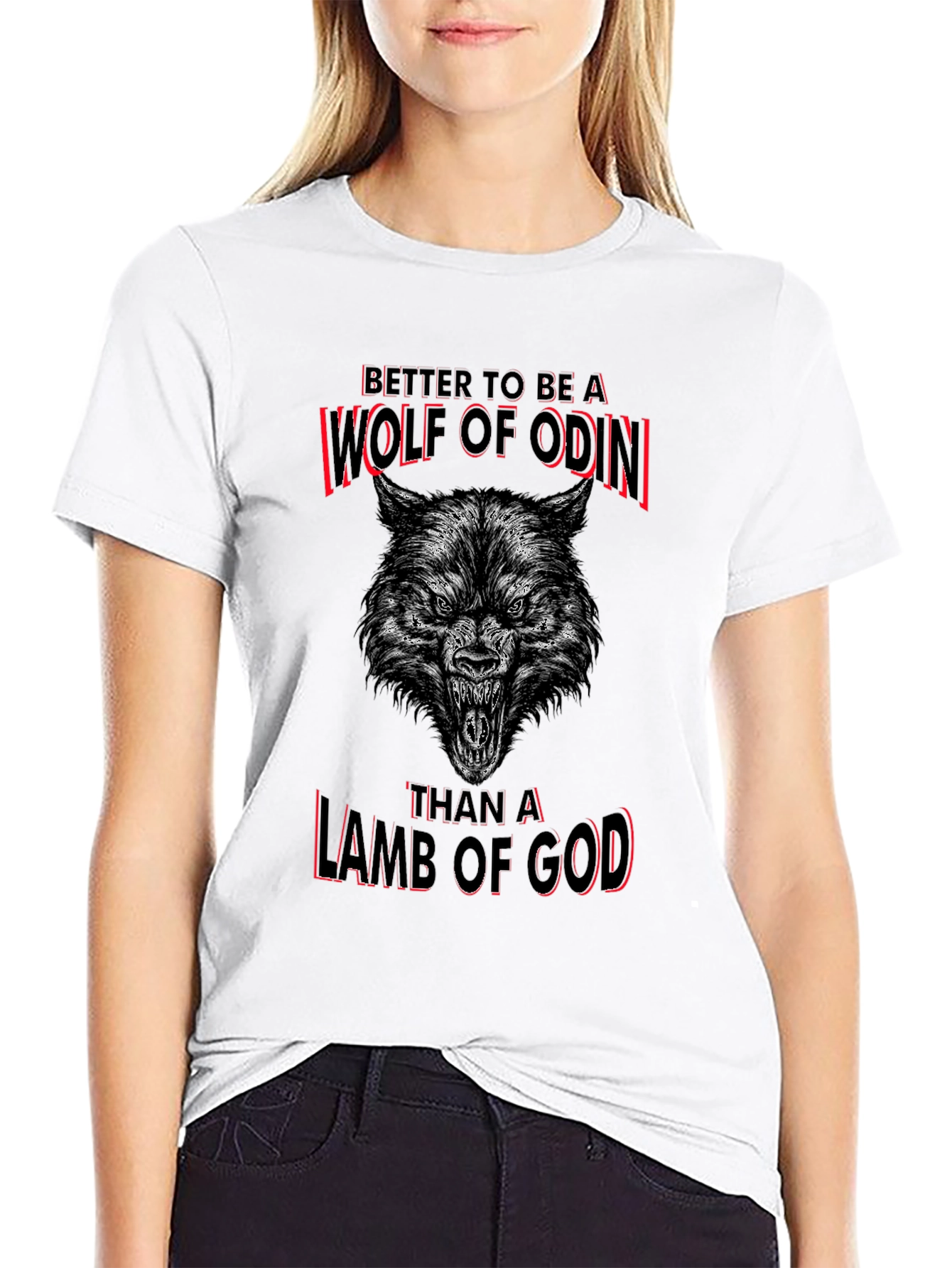 Wolf of Odin T-Shirt - Norse Viking God