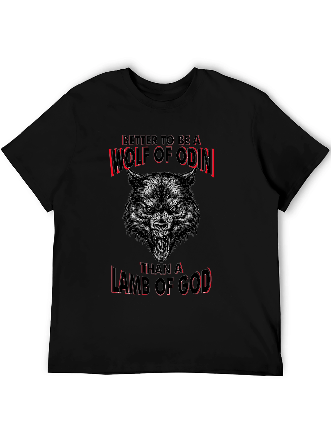 Wolf of Odin T-Shirt - Norse Viking God