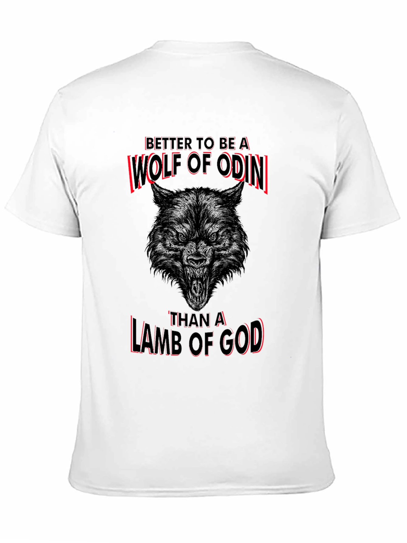 Wolf of Odin T-Shirt - Norse Viking God