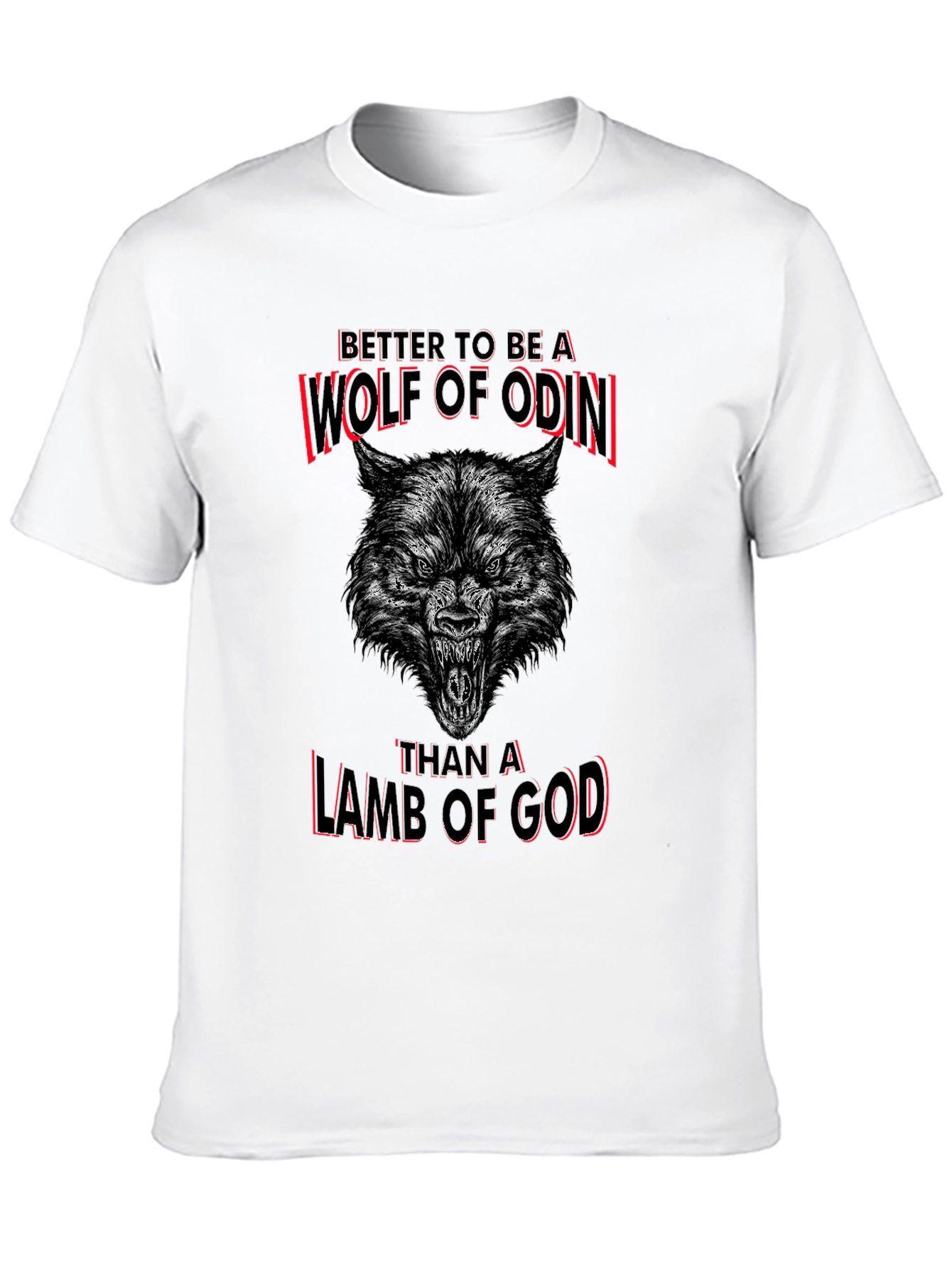 Wolf of Odin T-Shirt - Norse Viking God