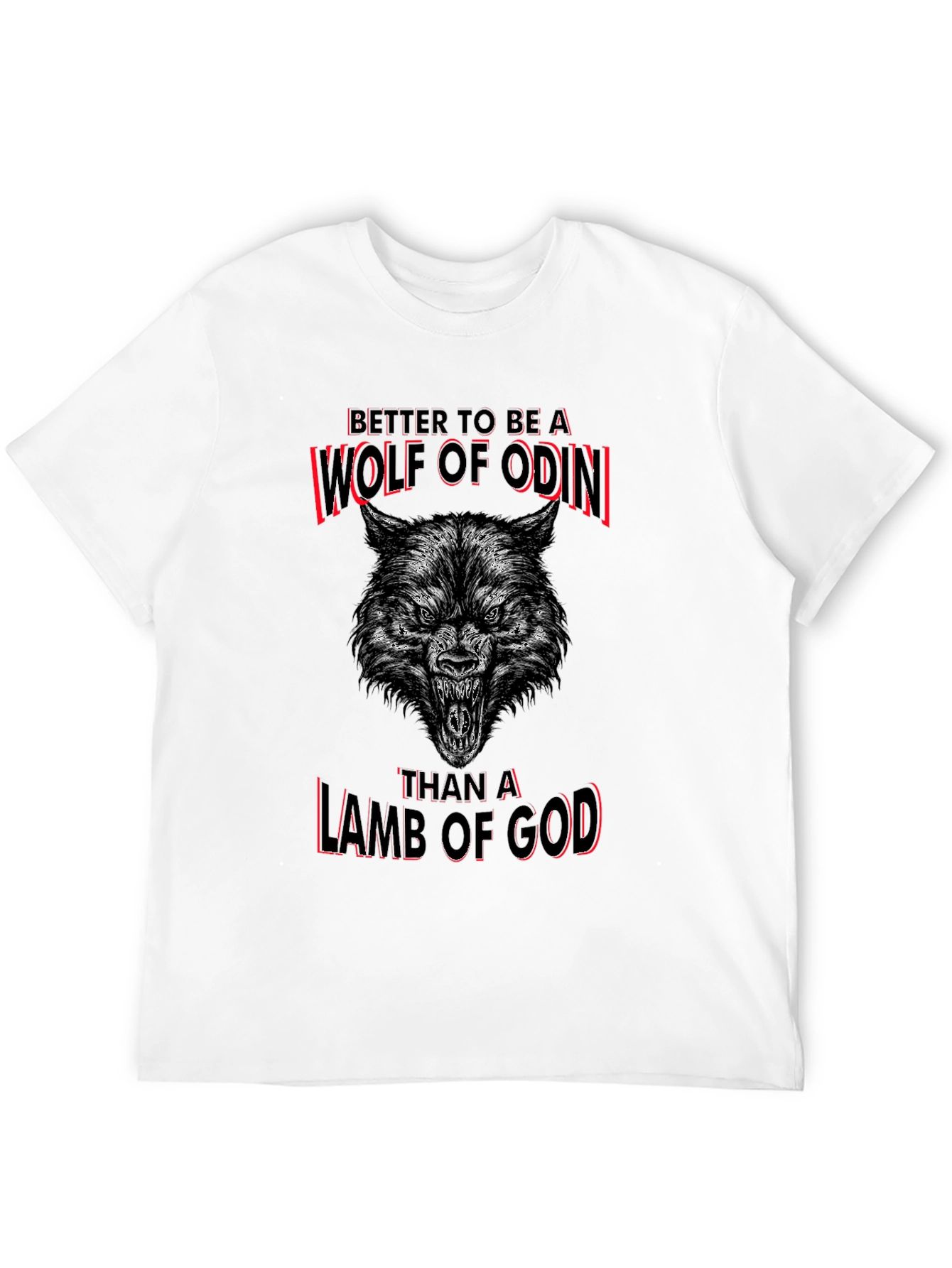 Wolf of Odin T-Shirt - Norse Viking God