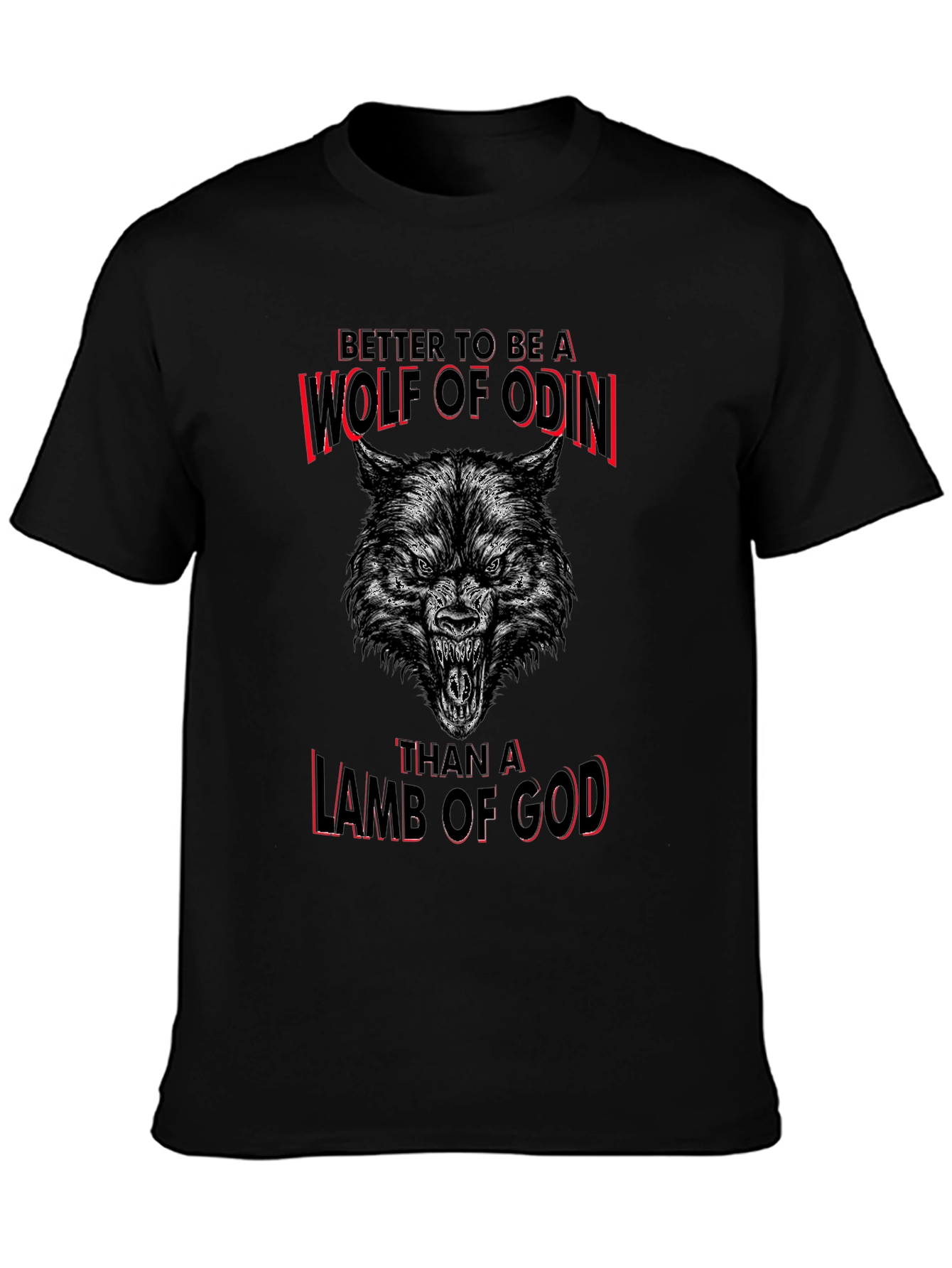 Wolf of Odin T-Shirt - Norse Viking God