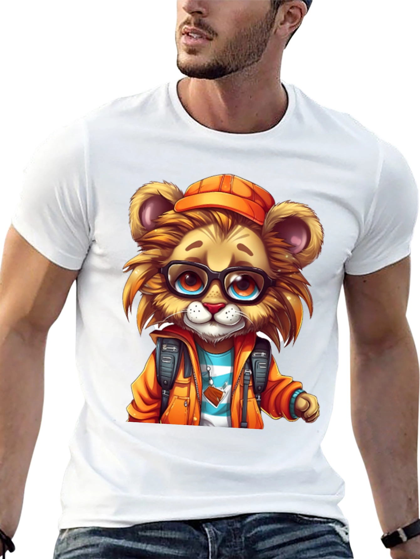 Cool Lion Graphic T-Shirt