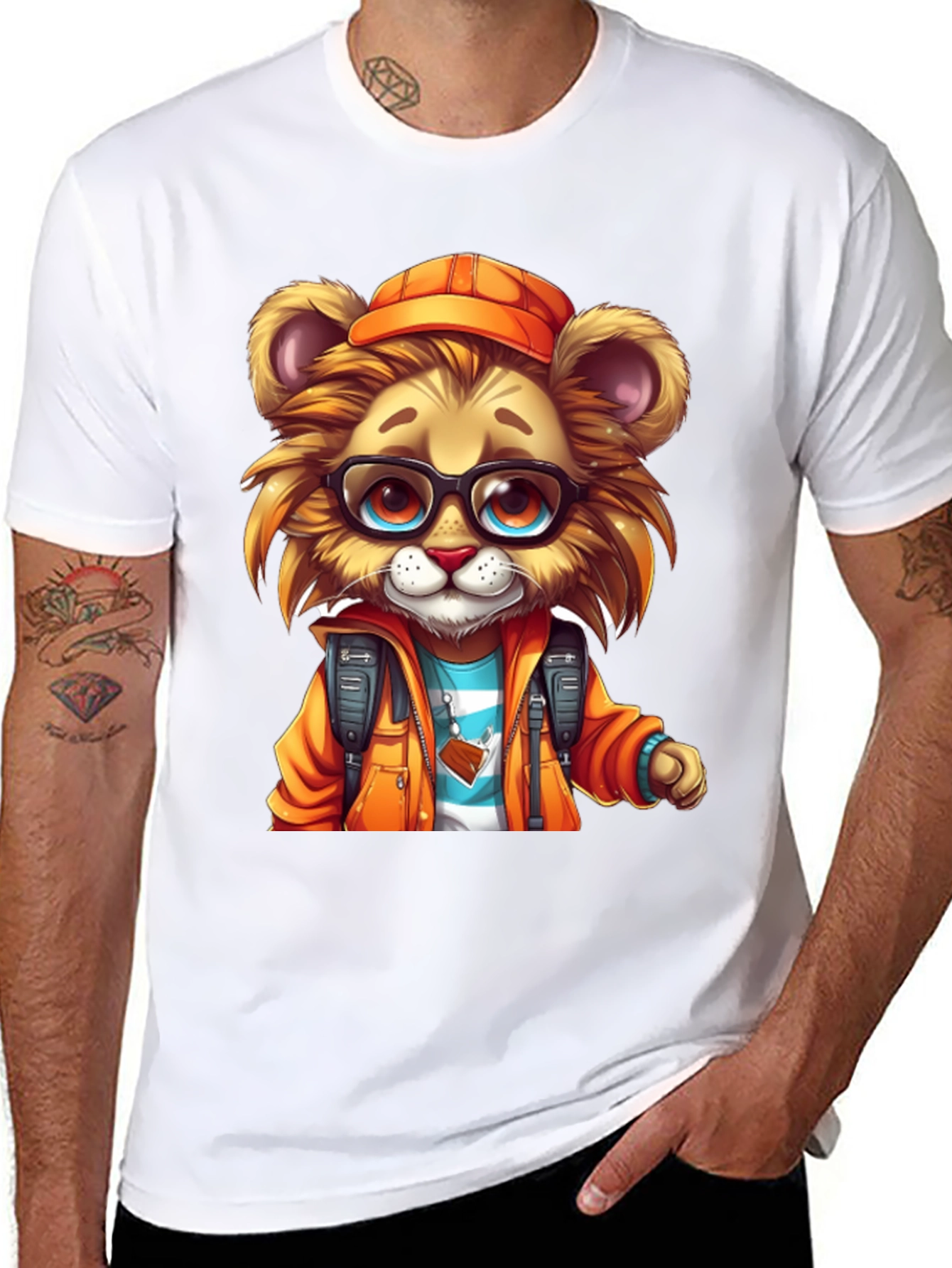 Cool Lion Graphic T-Shirt